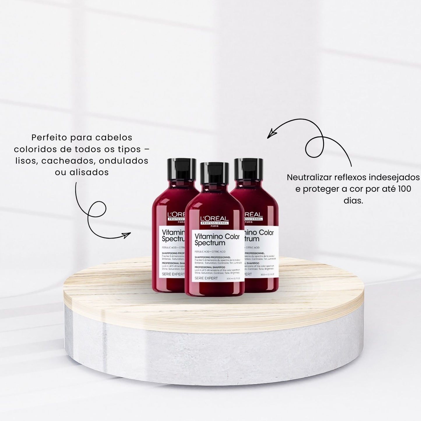 Kit Loreal Vitamino Color Spectrum 3 Shampoo 300 ml
