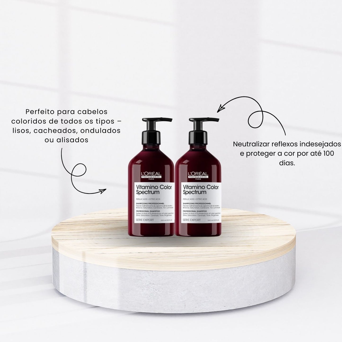 Kit Loreal Vitamino Color Spectrum 2 Shampoo 500 ml