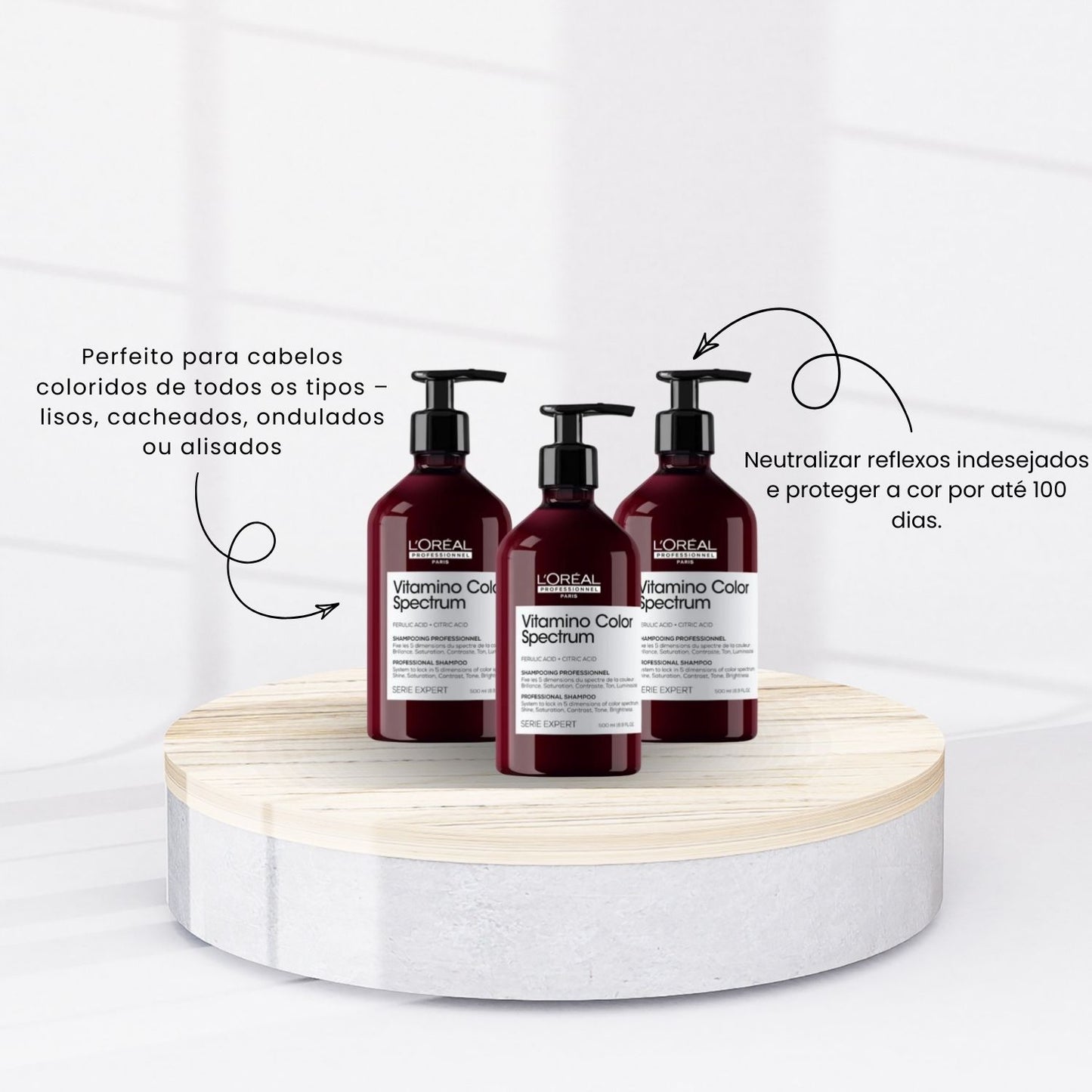 Kit Loreal Vitamino Color Spectrum 3 Shampoo 500 ml