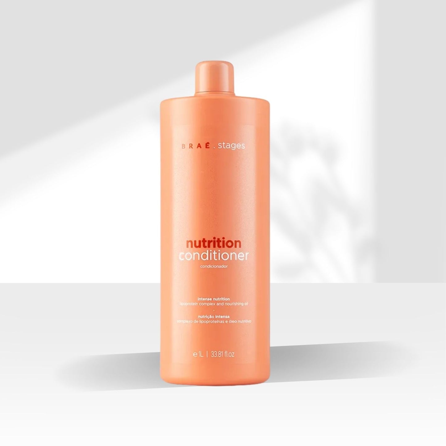 Condicionador Braé Stages Nutrition Hidratação Cabelos Danificados 1 Litro