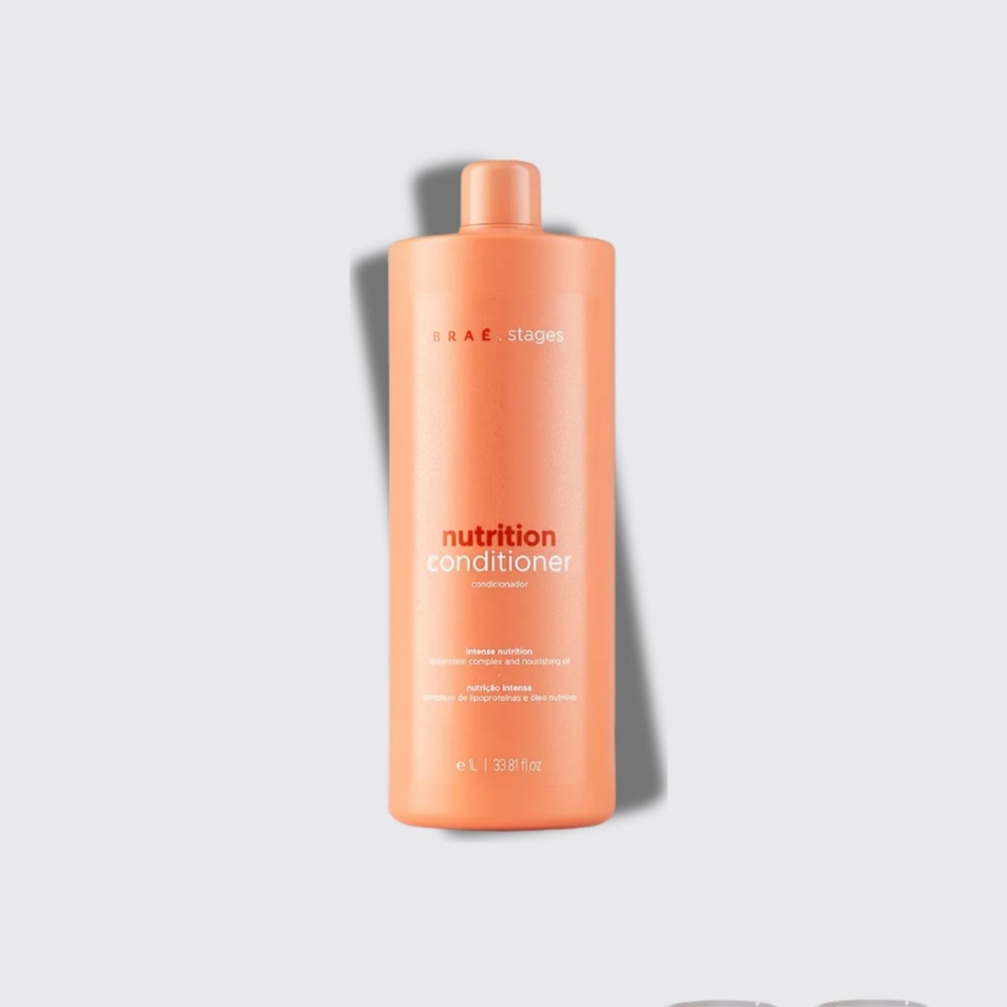 Condicionador Braé Stages Nutrition Hidratação Cabelos Danificados 1 Litro
