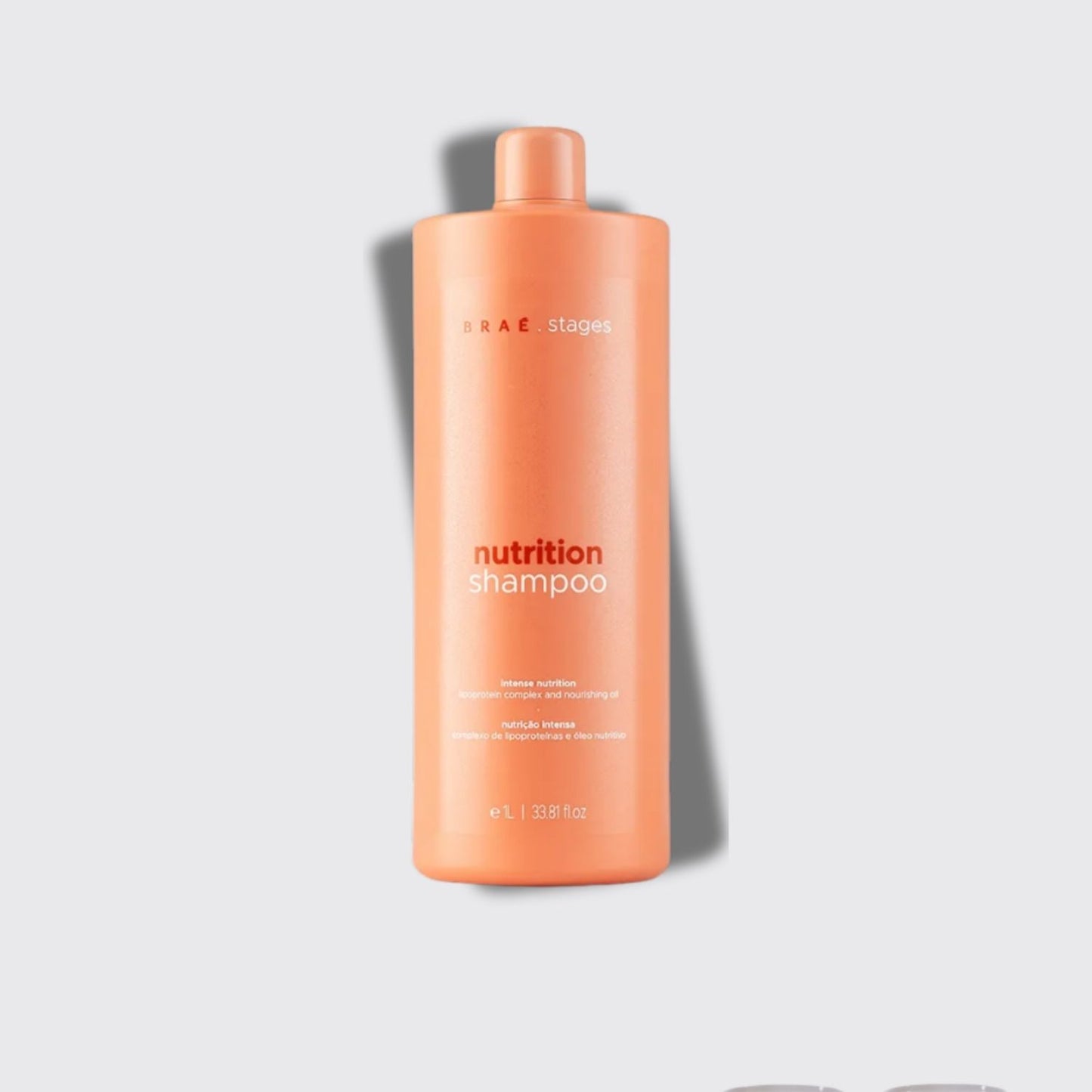 Shampoo Braé Nutrition Stages Shampoo Hidrante para Cabelos Danificados 1 Litro