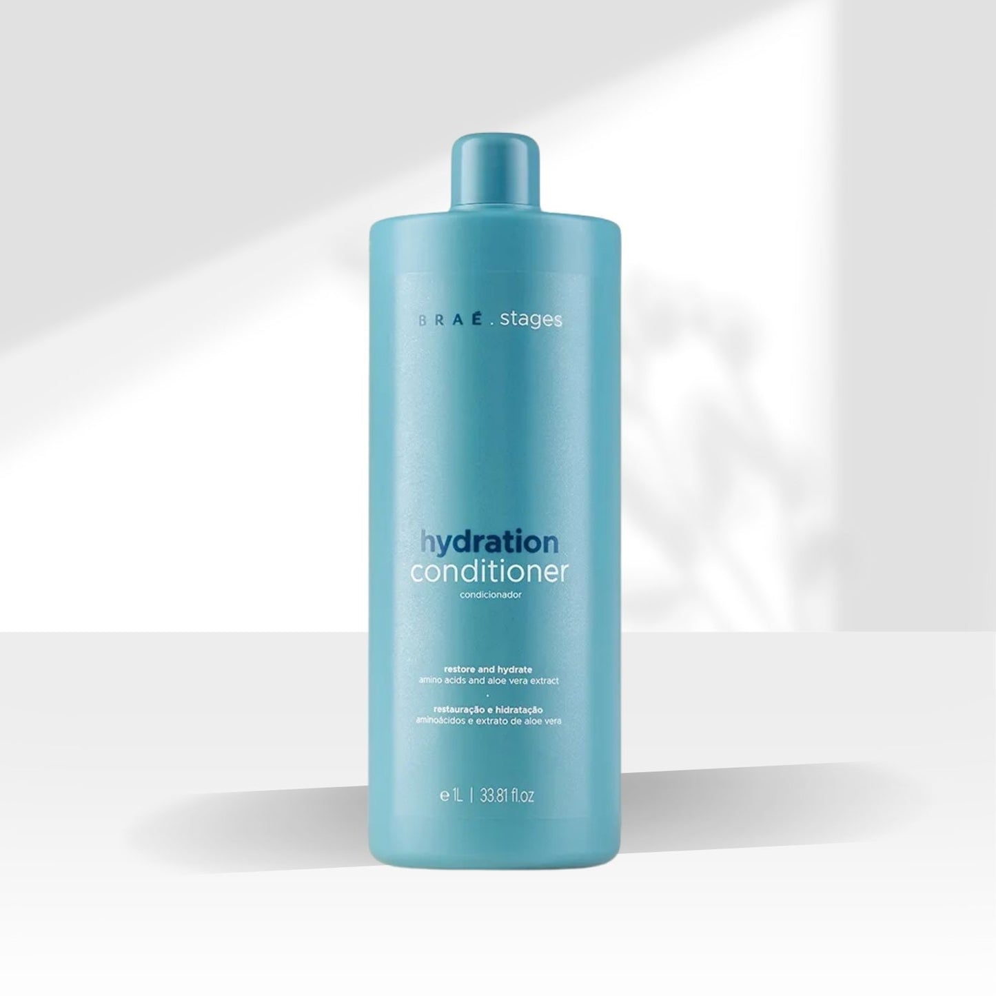 Condicionador Braé Stages Hydration Hidratação Intensiva Cabelos Danificados 1 Litro