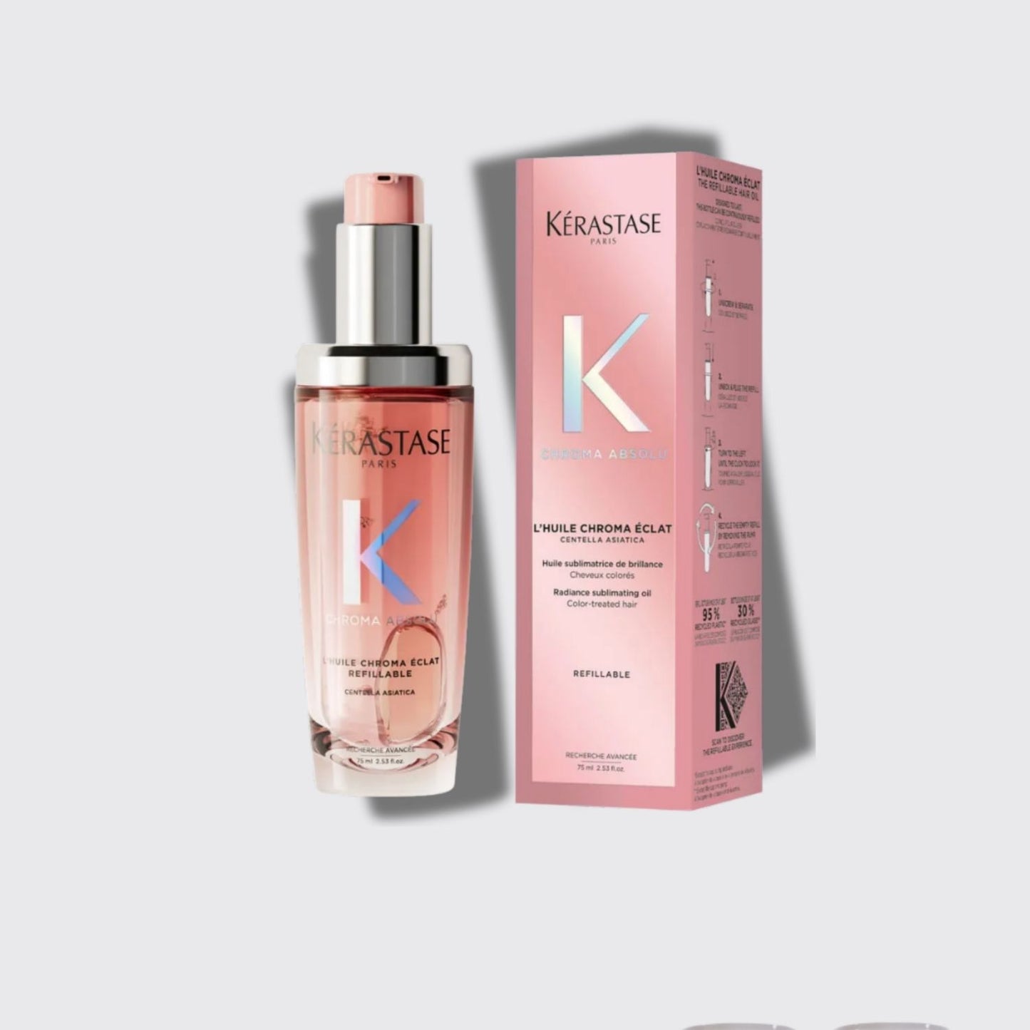 Óleo Capilar Kérastase Chroma Absolu L'Huile Chroma Éclat Brilho Radiance 75 ml
