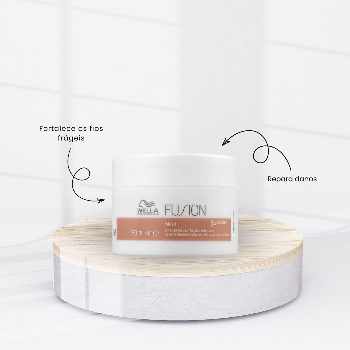 Kit Wella Cronograma Capilar Nutri-Enrich Fusion Elements Máscaras 3 x 150 ml