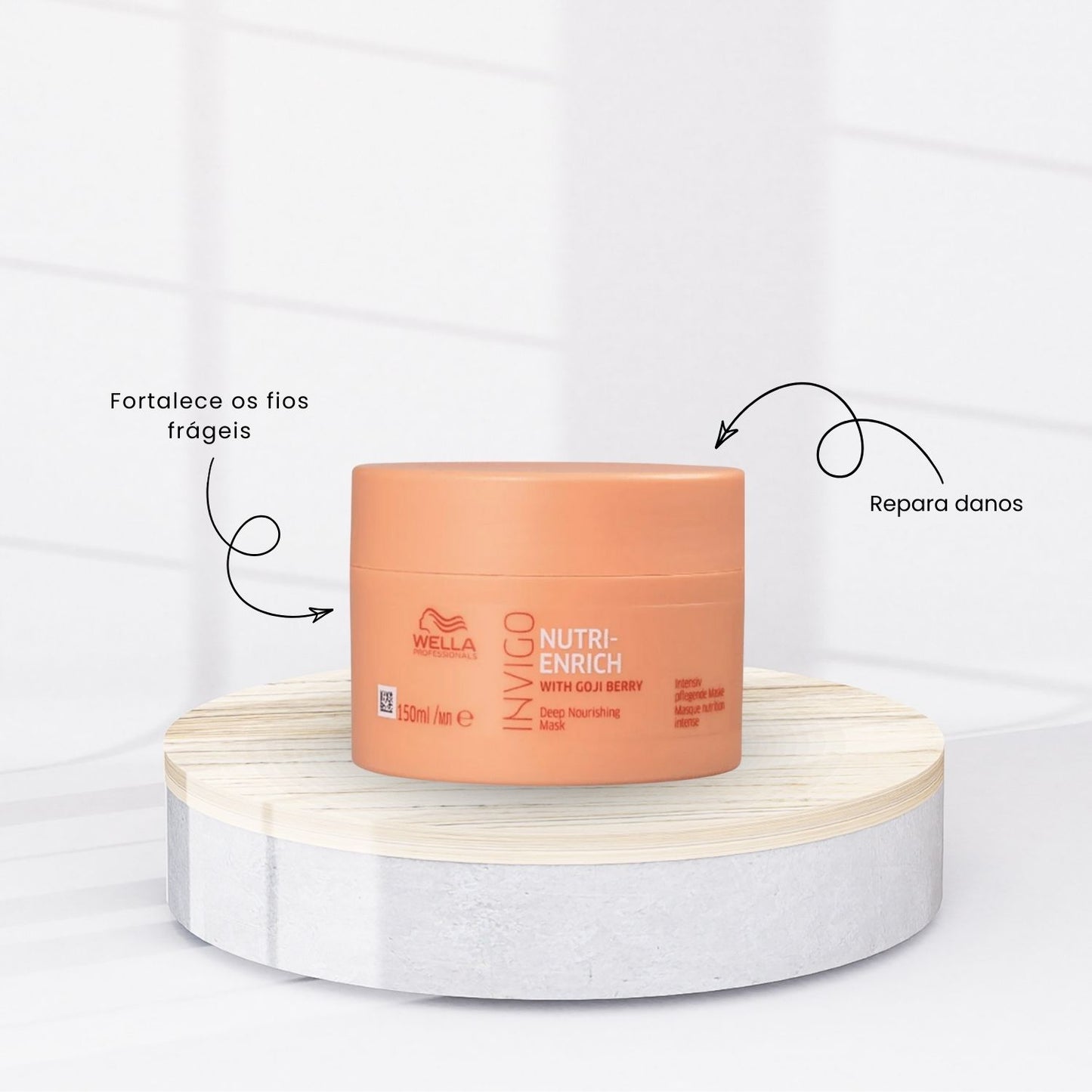 Kit Wella Cronograma Capilar Nutri-Enrich Fusion Elements Máscaras 3 x 150 ml