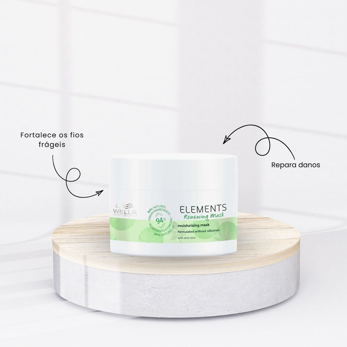 Kit Wella Cronograma Capilar Nutri-Enrich Fusion Elements Máscaras 3 x 150 ml