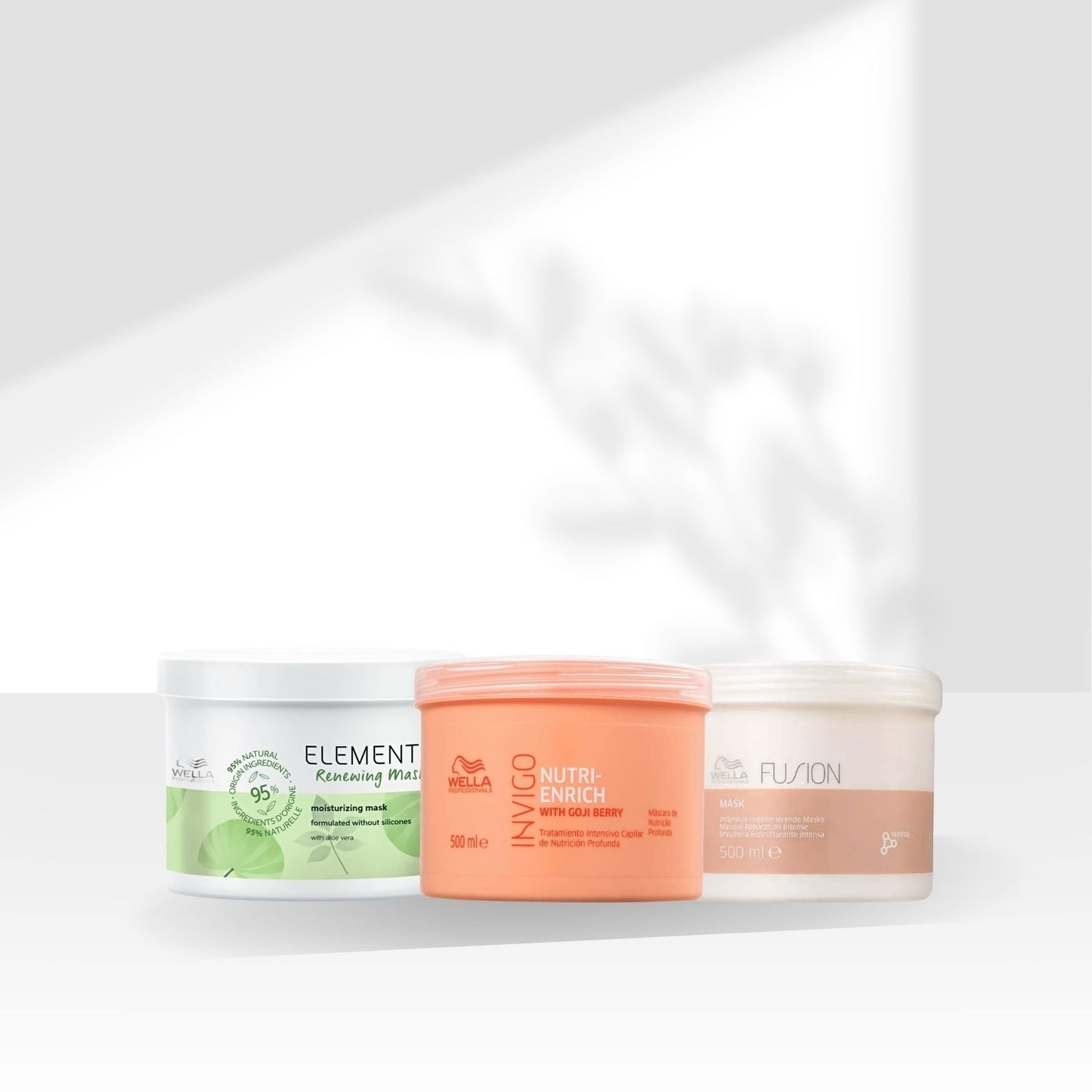 Kit Wella Expert Cronograma Capilar Máscaras 500 ml