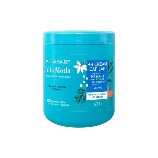Máscara Alfaparf Alta Moda BB Cream Multibenefícios Reparação Brilho 600 g