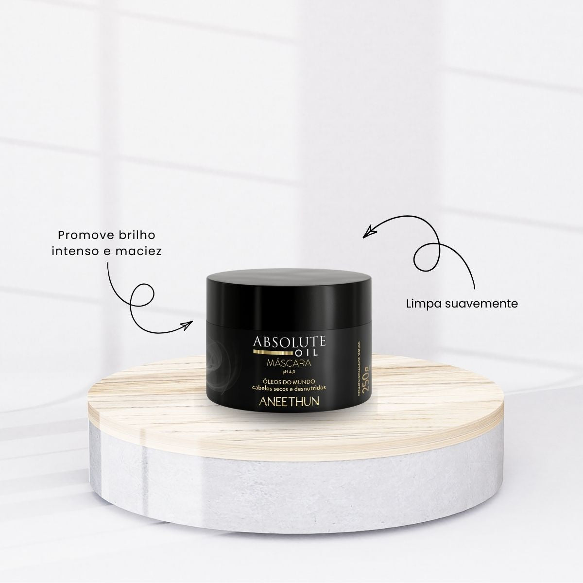 Kit Aneethun Cronograma Capilar  Máscara de Hidratação Nutrição Reconstrução 3 x 250 g