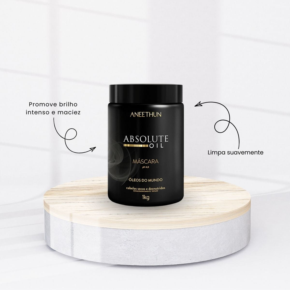 Kit Aneethun Cronograma Capilar  Máscara de Hidratação Nutrição Reconstrução 3 x 1 Kg