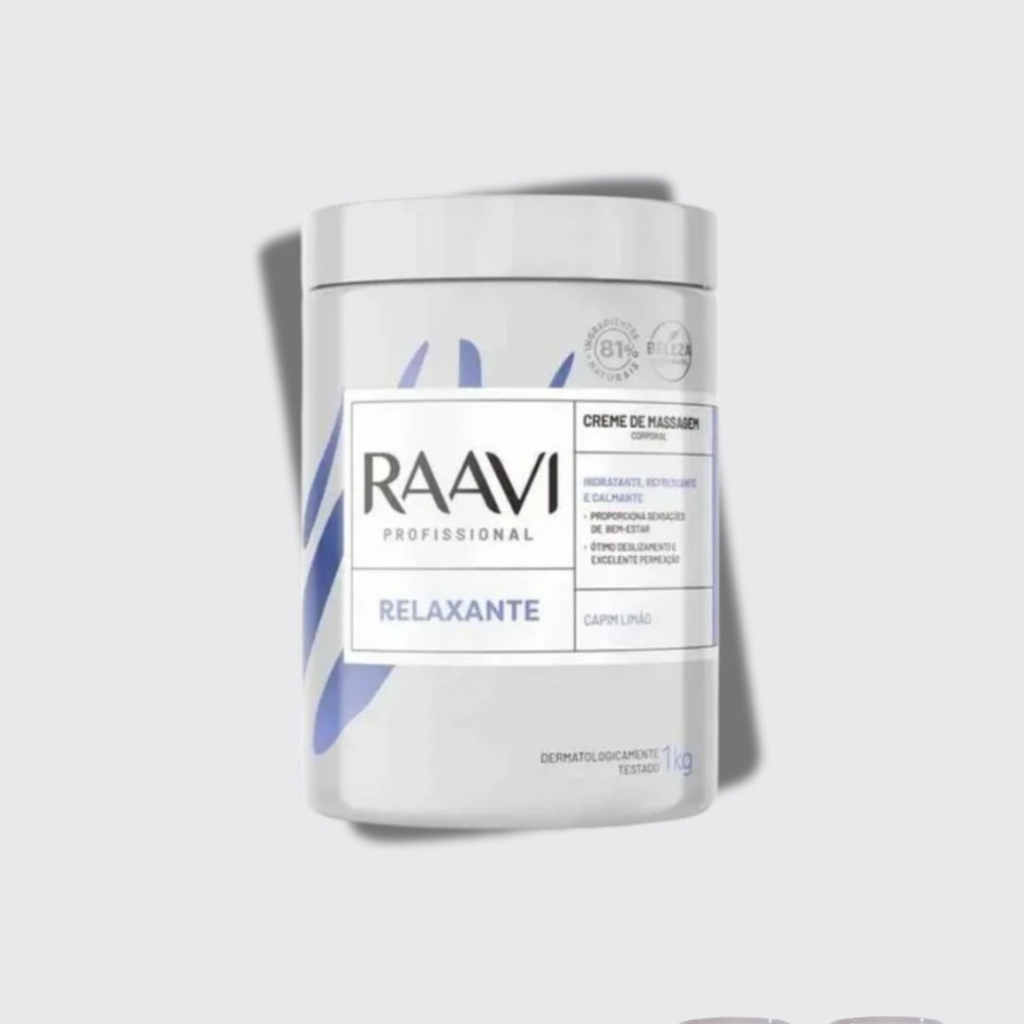 Raavi Creme de Massagem Corporal Relaxante Hidratação 1 Kg