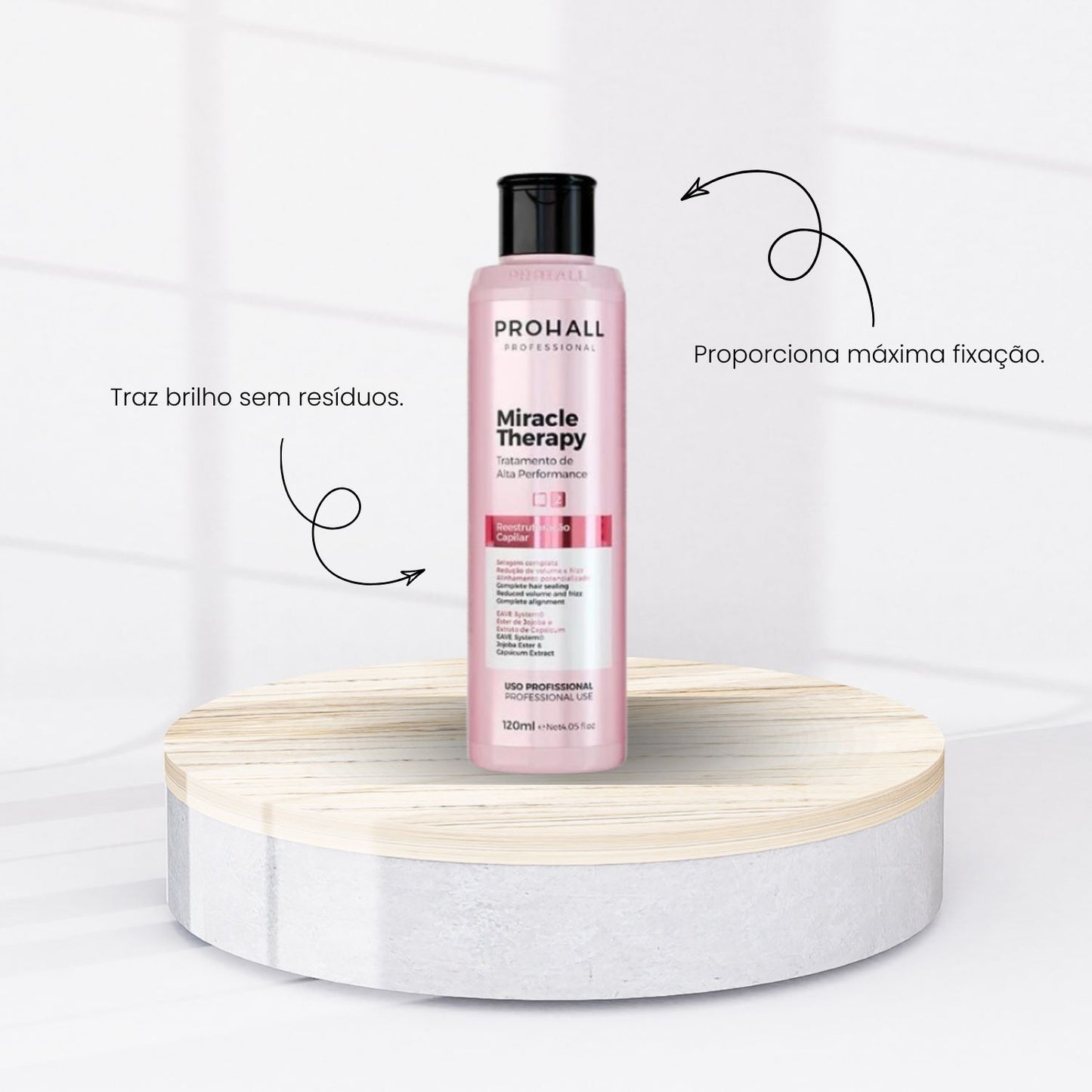 Prohall Miracle Therapy Tratamento Nutrição 120 ml