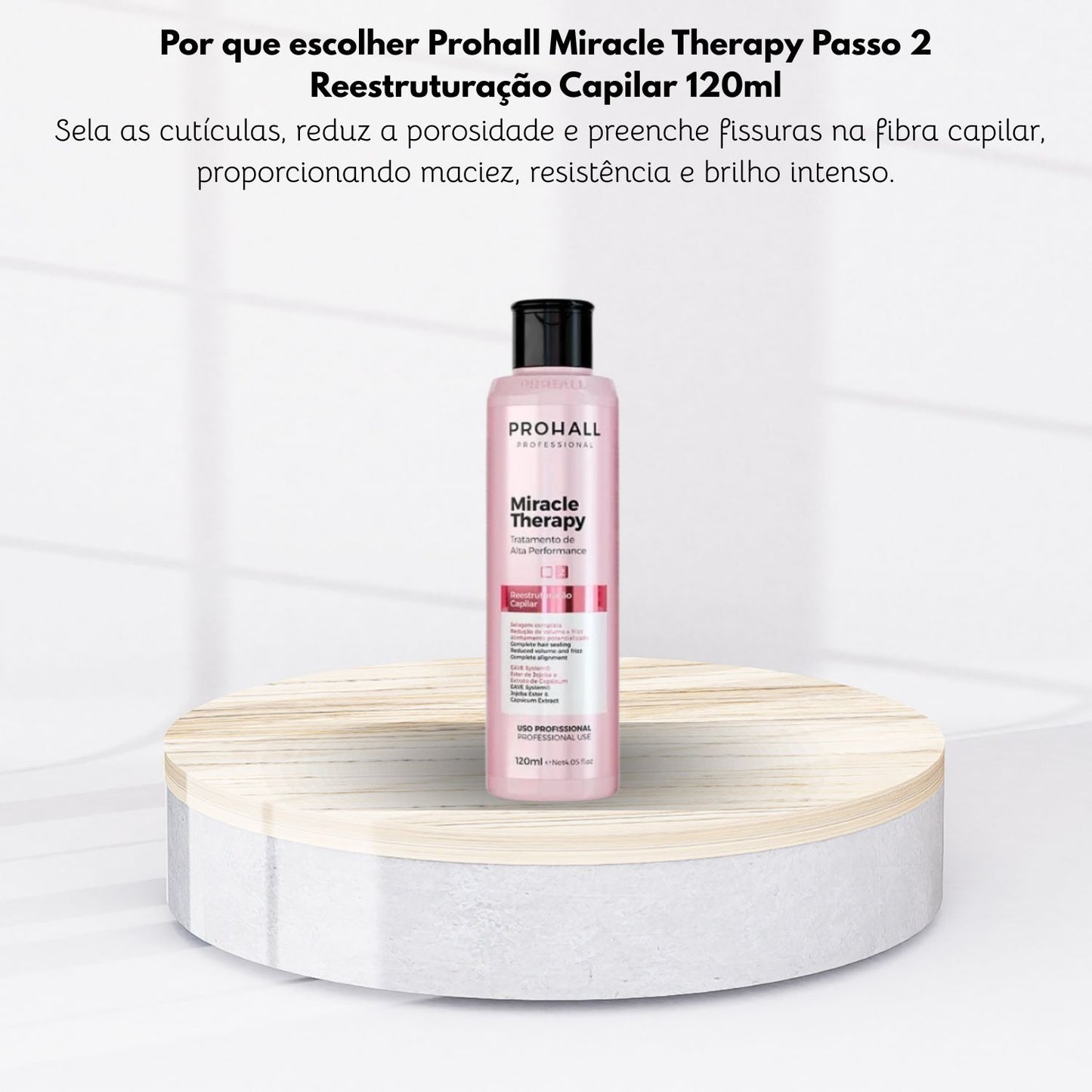 Prohall Miracle Therapy Tratamento Nutrição 120 ml