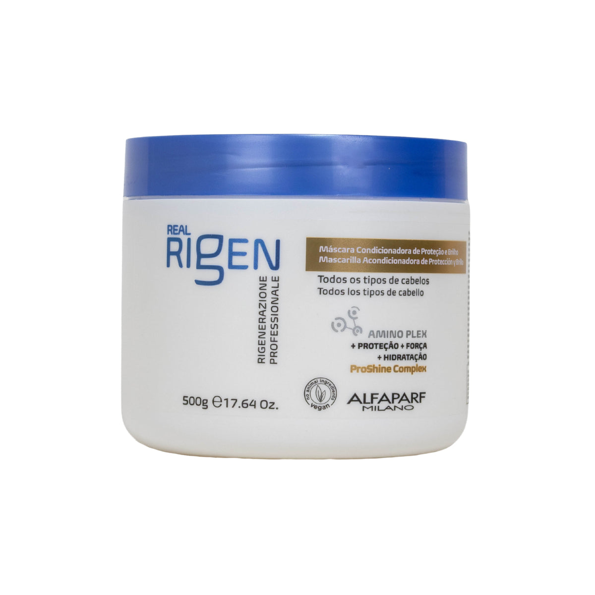 Máscara Alfaparf Real Rigen Condicionadora Reparadora 500 g