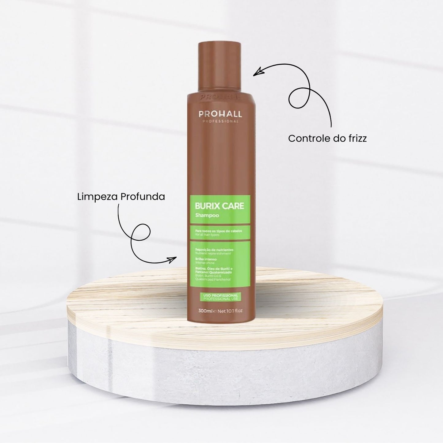 Shampoo Prohall Burix Care Fortalecimento 300 ml