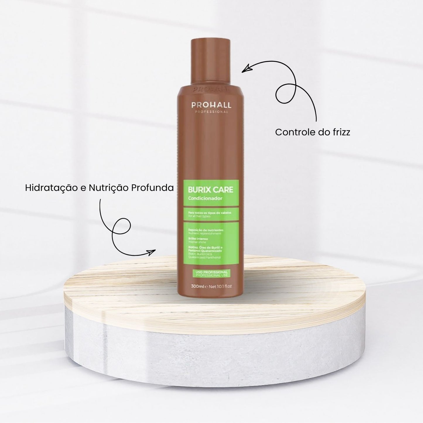 Condicionador Prohall Burix Care Hidratação Suavidade 300 ml