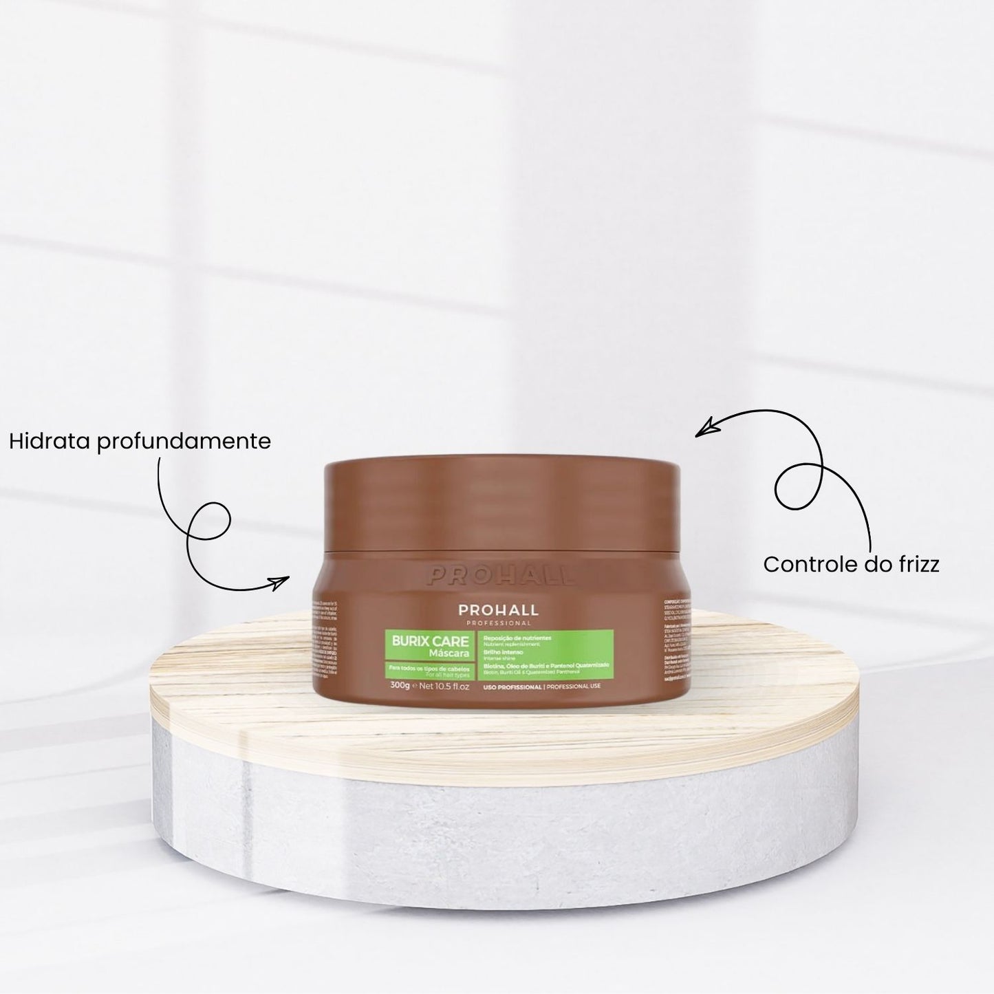 Máscara Prohall Burix Care Máscara de Nutrição e Reparação Intensiva 300 g