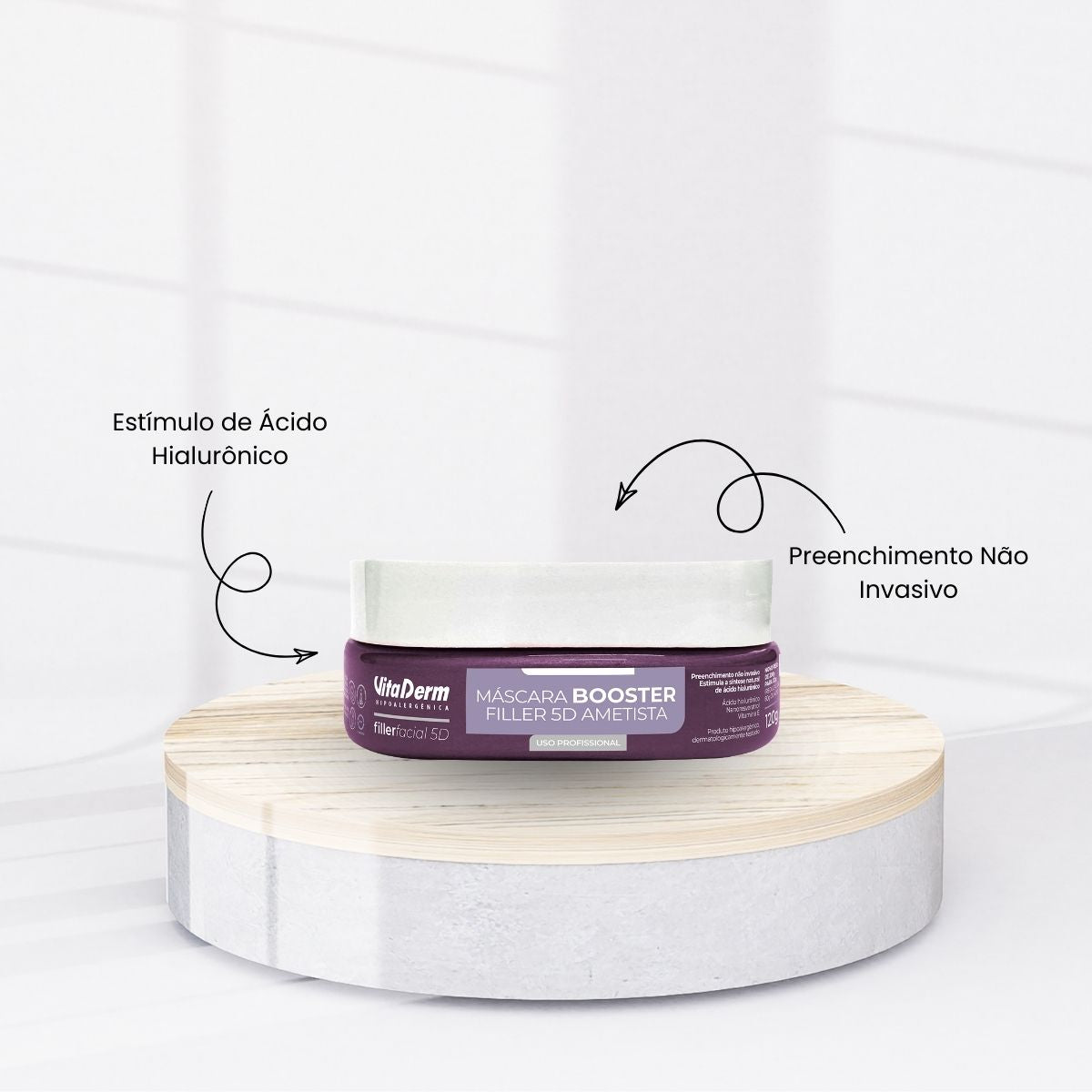 Máscara Vita Derm Ametista Filler 5D Booster 120 g