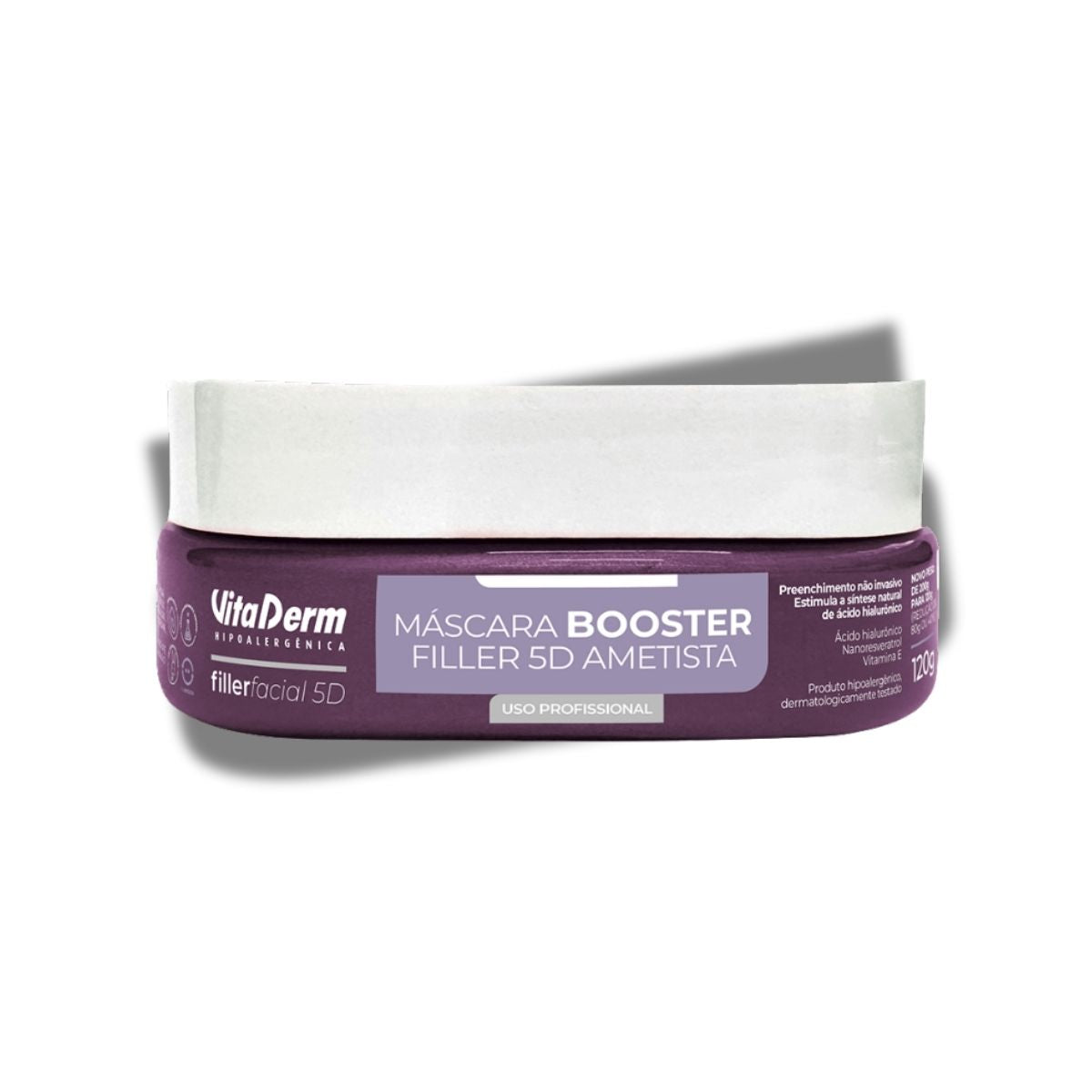 Máscara Vita Derm Ametista Filler 5D Booster 120 g