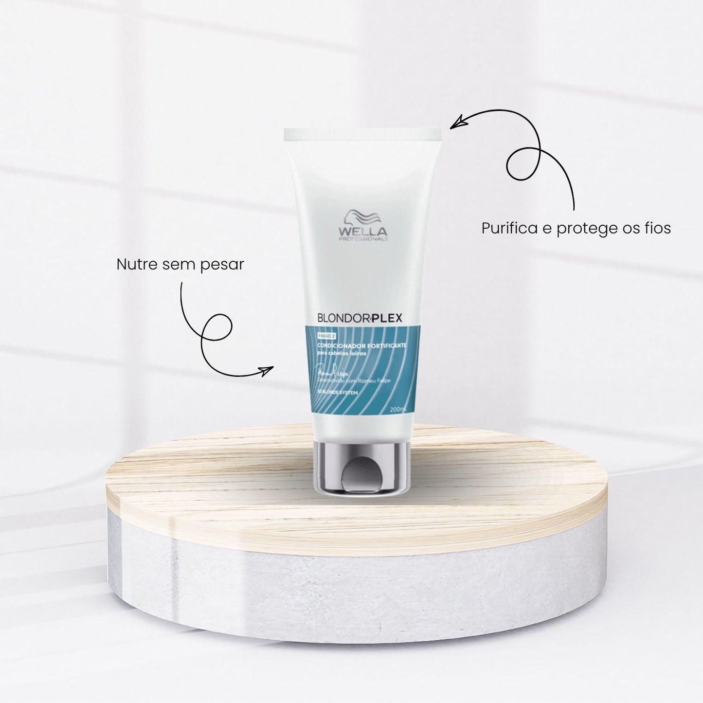 Condicionador Wella BlondorPlex Reconstrução 200 ml