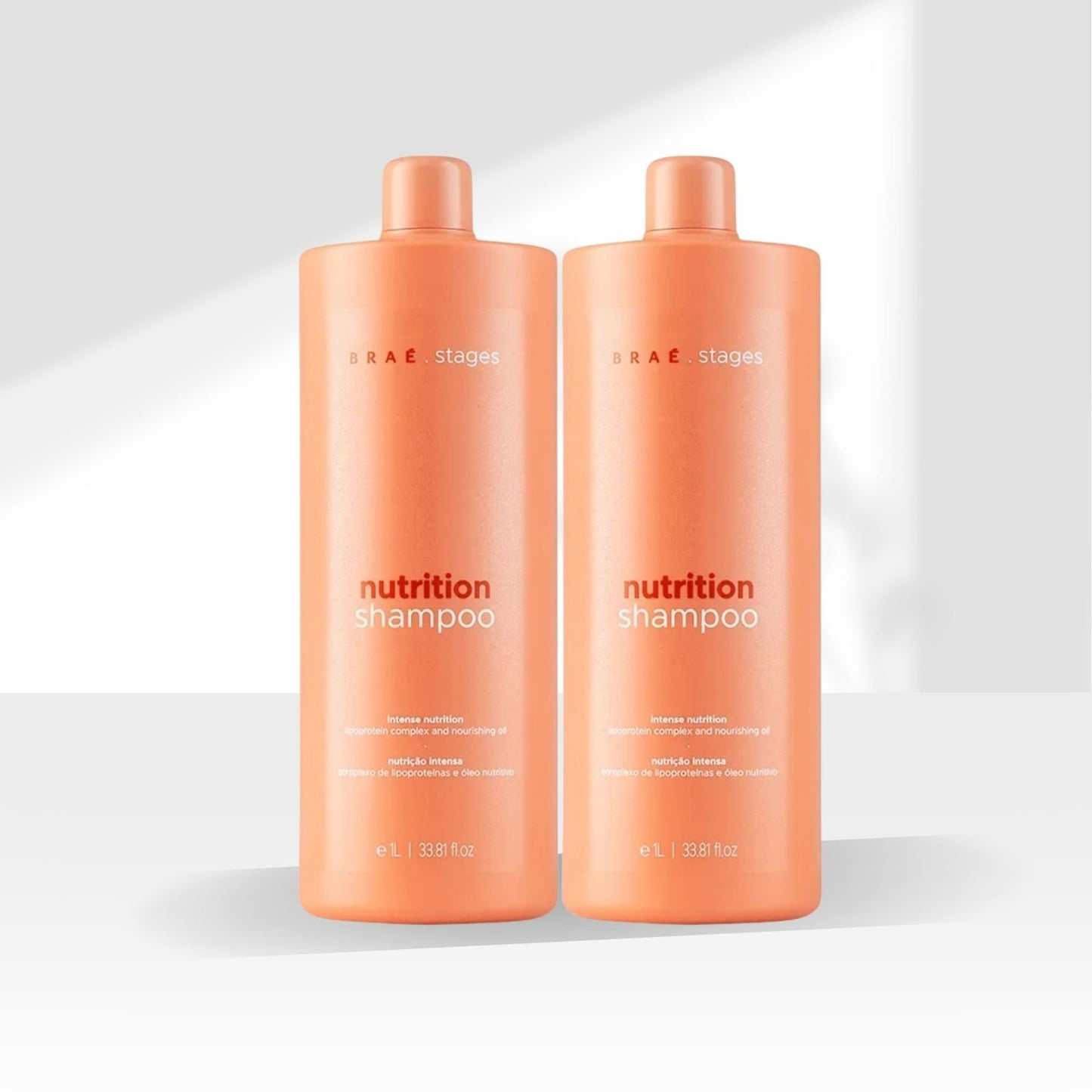 Kit Braé Stages Nutrition Hidratação Nutritiva 2 Shampoo 1 Litro