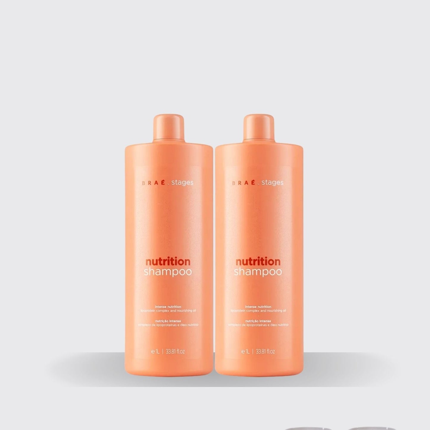 Kit Braé Stages Nutrition Hidratação Nutritiva 2 Shampoo 1 Litro