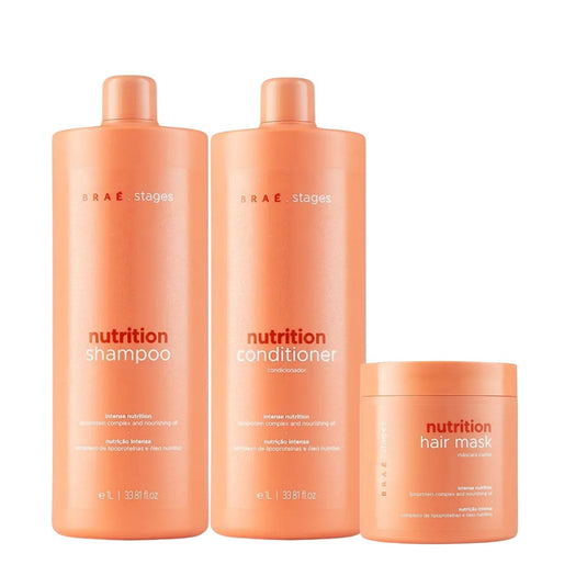 Kit Braé Stages Nutrition Hidratação Nutritiva Trio