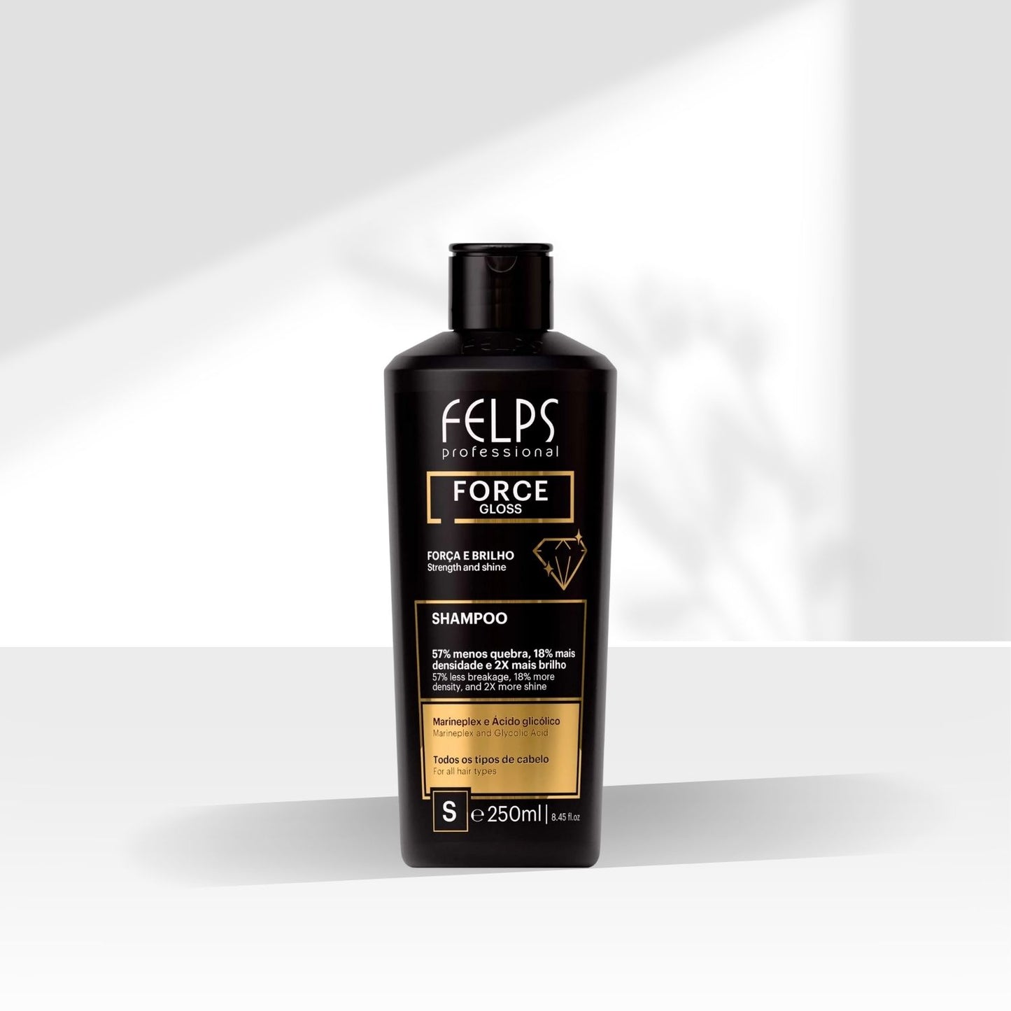 Shampoo Felps Force Gloss Força e Brilho 250 ml