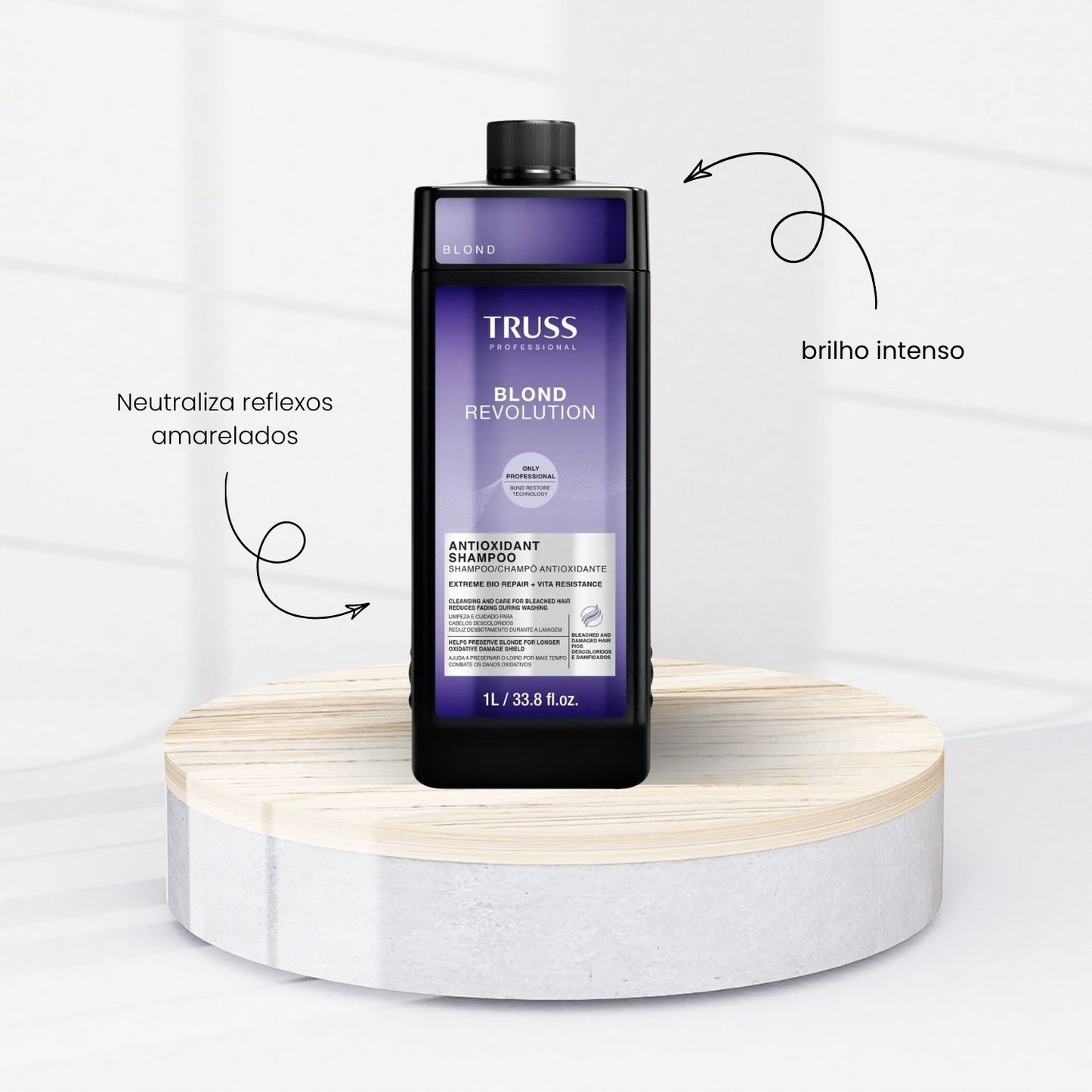 Shampoo Truss Blond Revolution Matizador 1 Litro