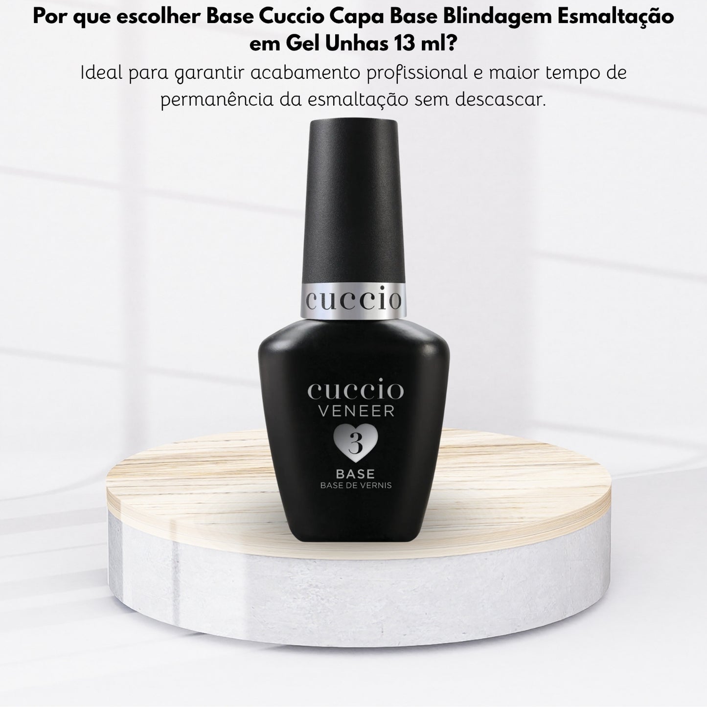 Base Cuccio Capa Base Blindagem Esmaltação em Gel Unhas 13 ml