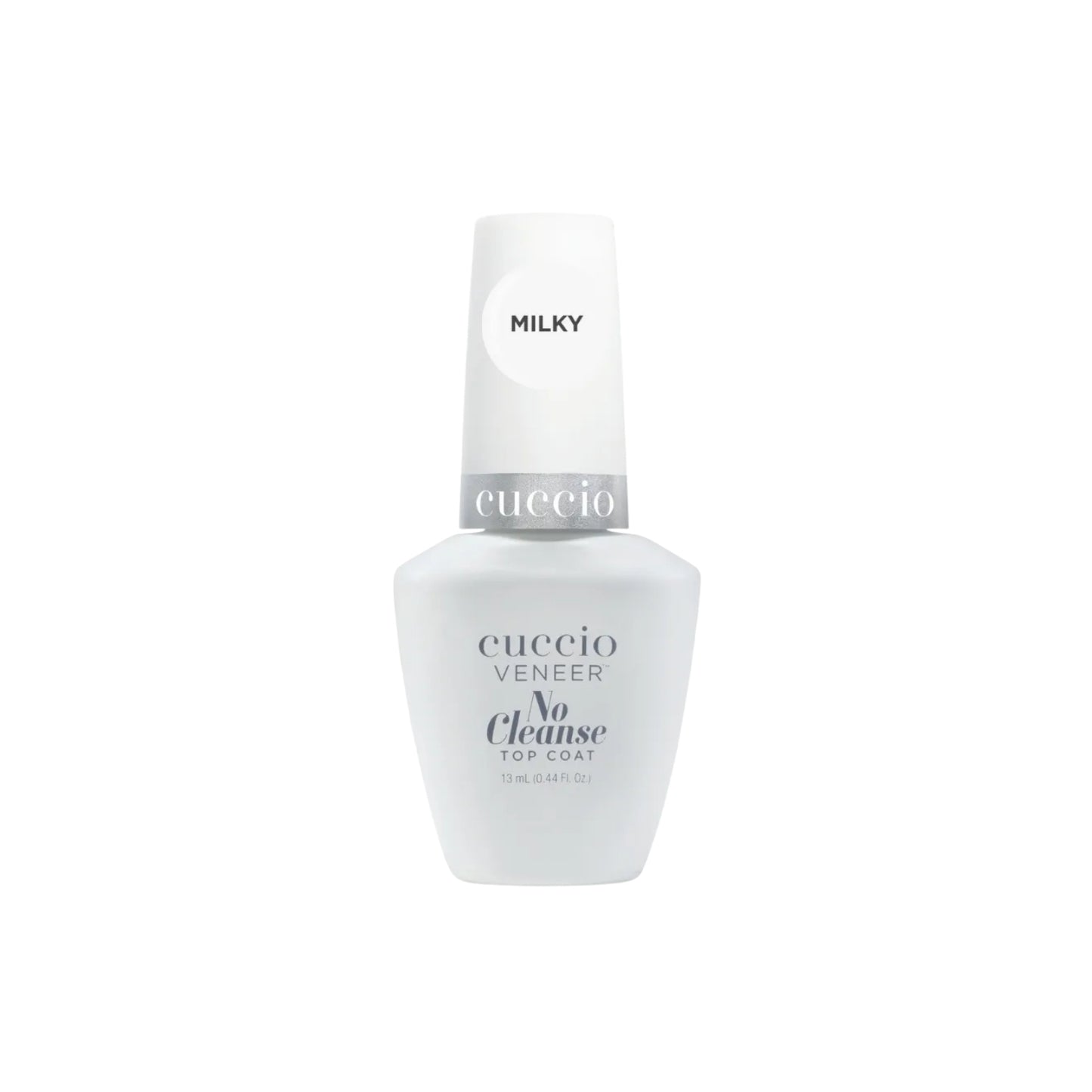 Finalizador Top Coat Cuccio No Cleanse Milky Brilho Intenso 13 ml