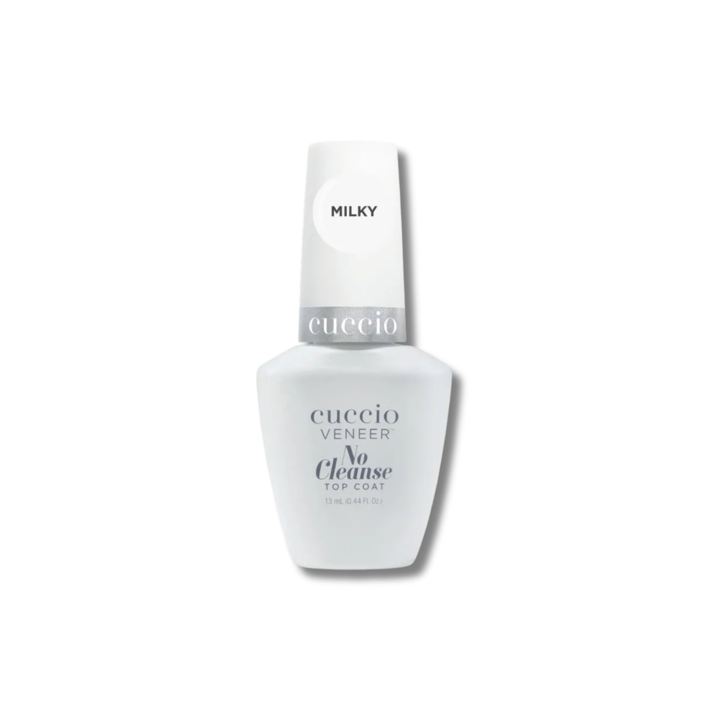 Finalizador Top Coat Cuccio No Cleanse Milky Brilho Intenso 13 ml