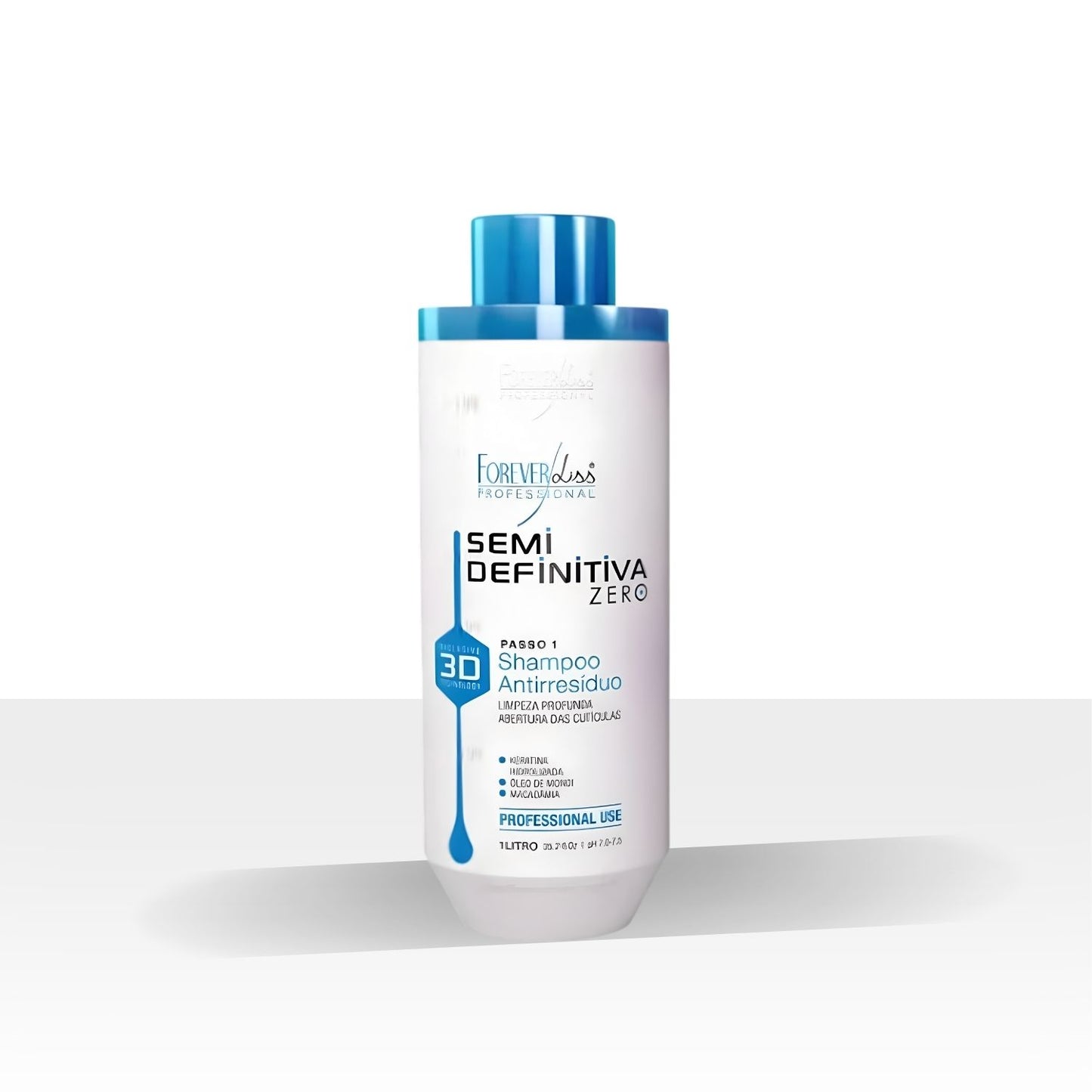 Shampoo Antirresíduo Forever Liss Semi Definitiva Zero 1 Litro
