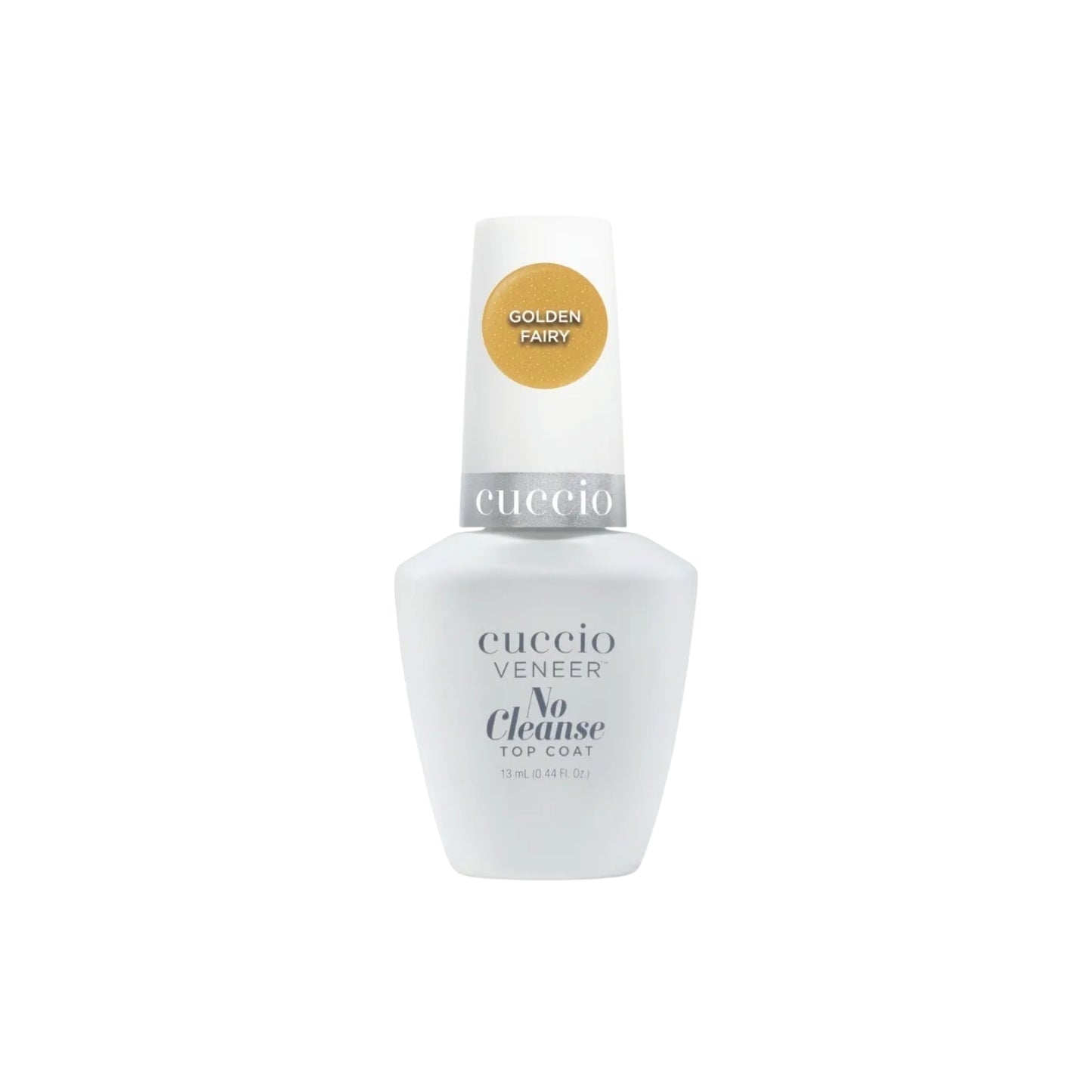 Finalizador Top Coat Cuccio No Cleanse Golden Fairy Brilho Intenso 13 ml