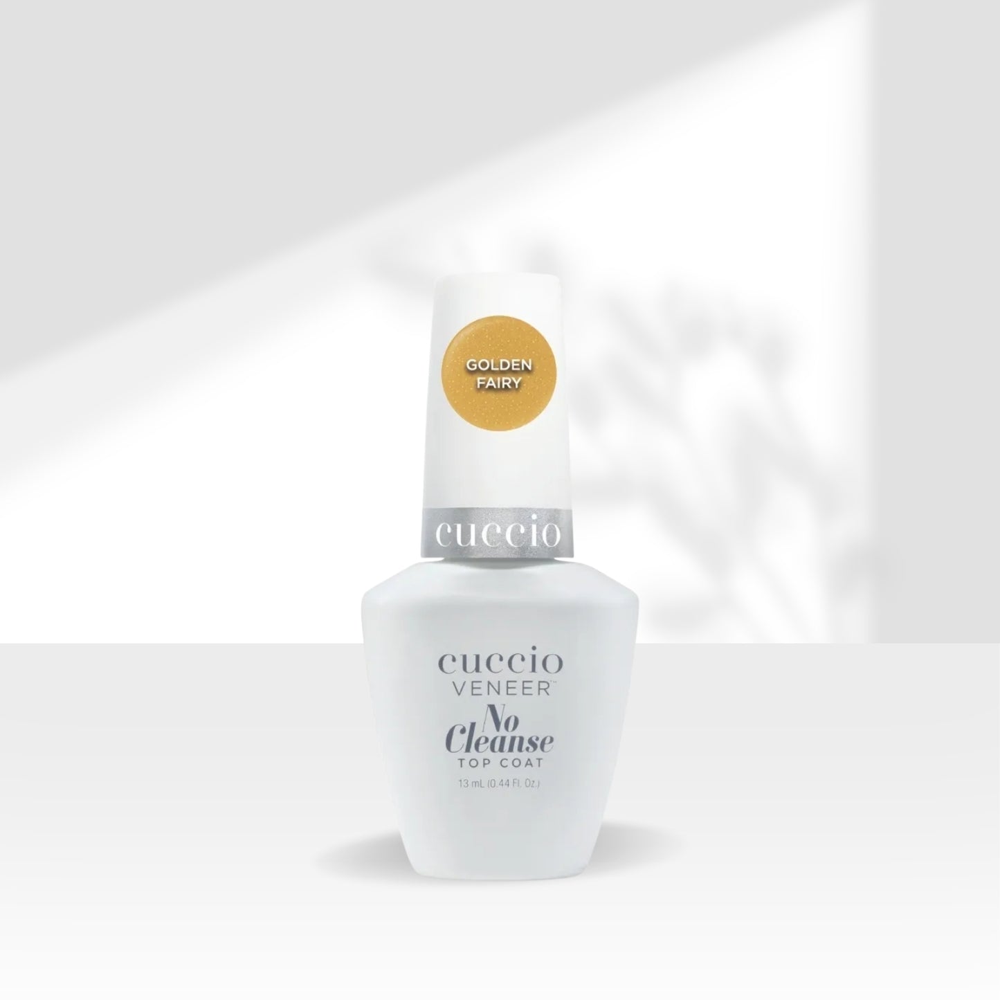 Finalizador Top Coat Cuccio No Cleanse Golden Fairy Brilho Intenso 13 ml