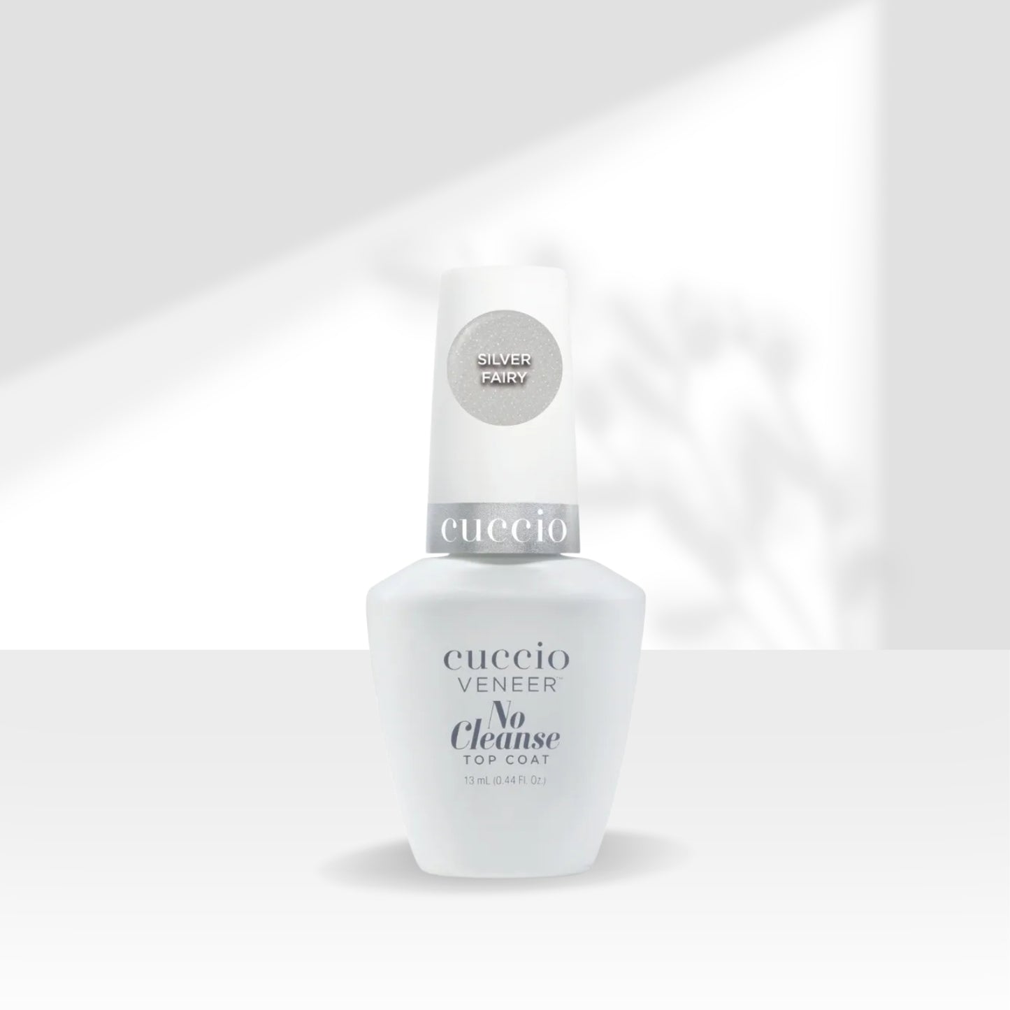 Finalizador Top Coat Cuccio No Cleanse Silver Fairy Brilho Intenso 13 ml
