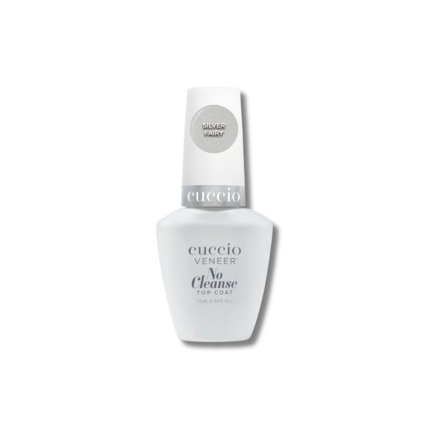 Finalizador Top Coat Cuccio No Cleanse Silver Fairy Brilho Intenso 13 ml