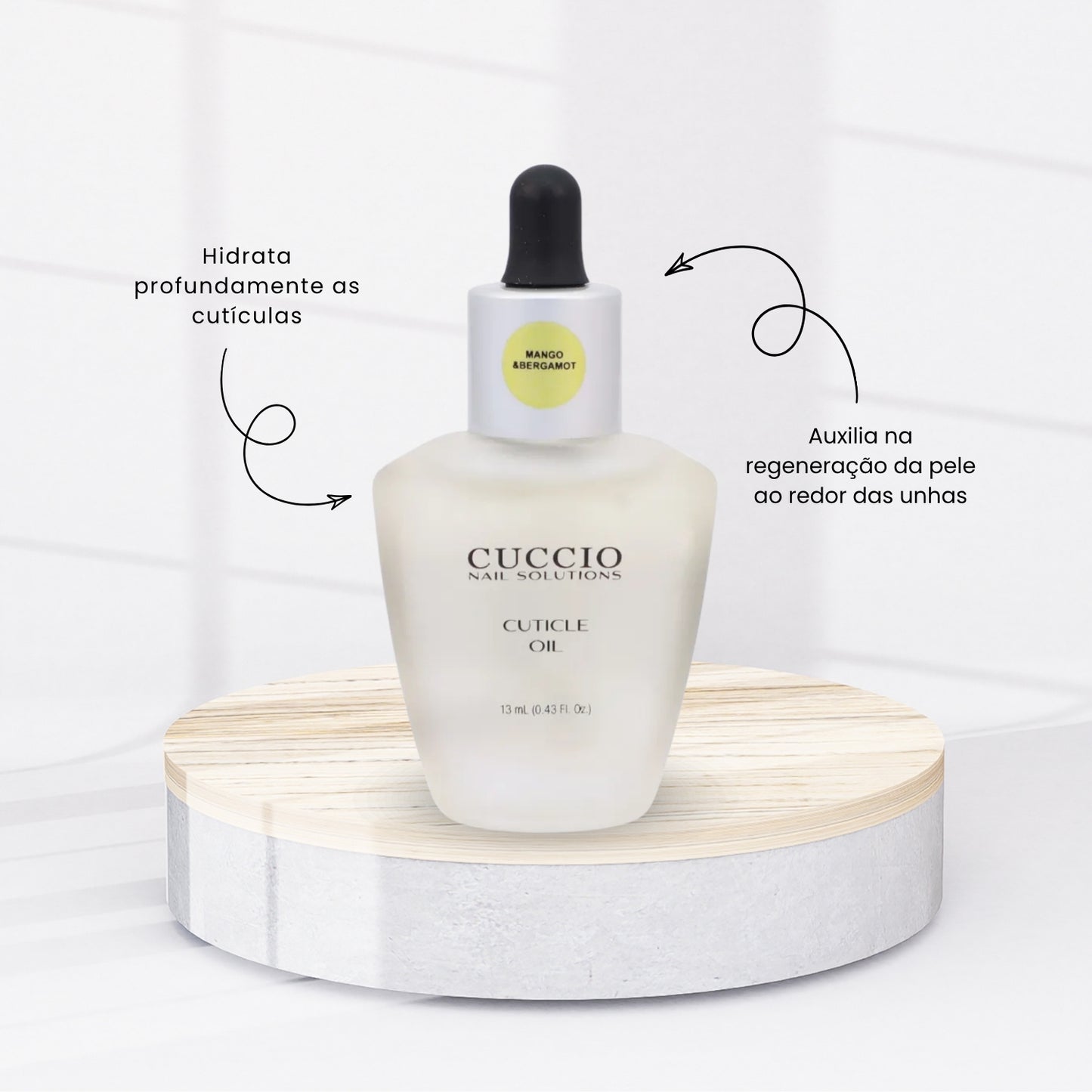 Óleo para Cutículas Cuccio Nail Solutions Hidratação Intensa 13 ml
