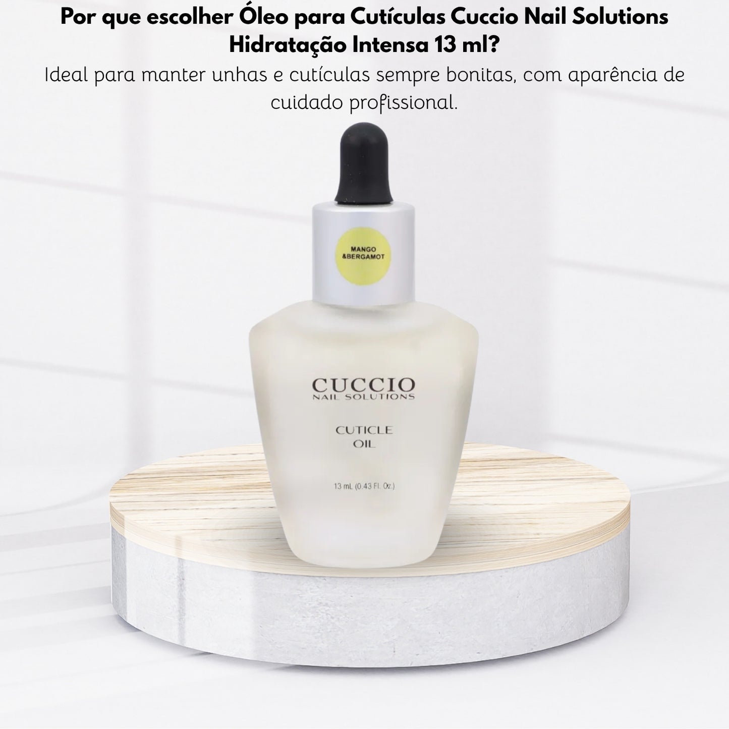 Óleo para Cutículas Cuccio Nail Solutions Hidratação Intensa 13 ml