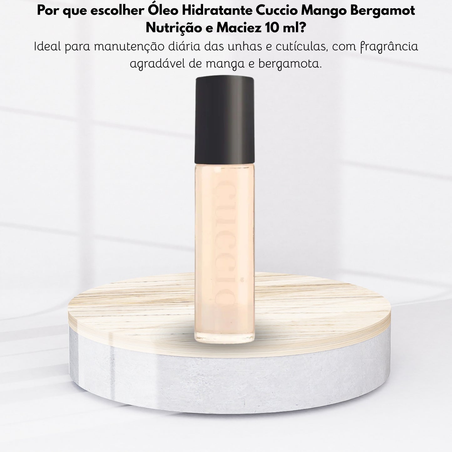 Óleo Hidratante Cuccio Mango Bergamot Nutrição e Maciez 10 ml