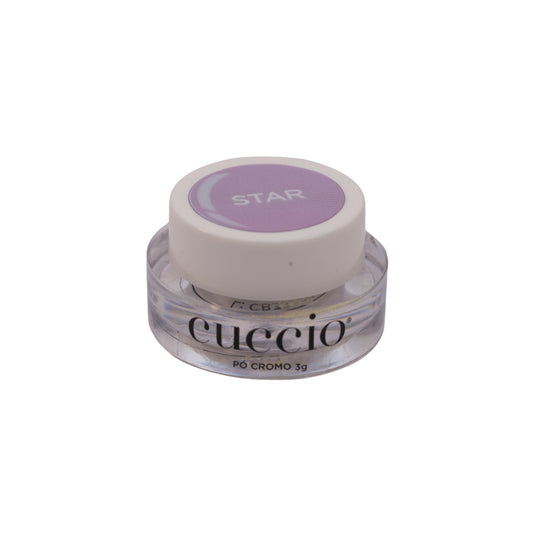 Pó Cromo Cuccio Star Efeito Espelhado Brilho Intenso 0,3 g