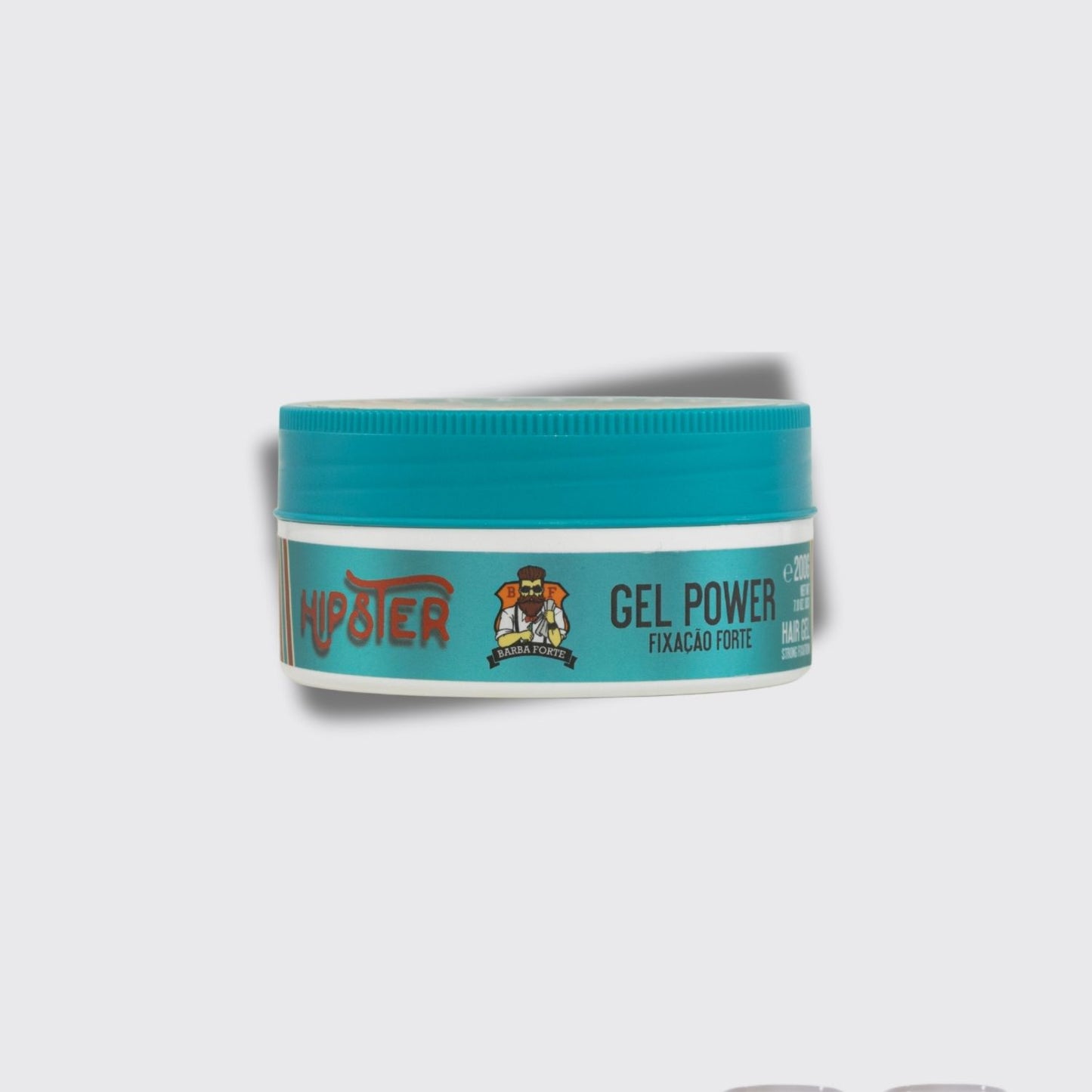 Barba Forte Hipster Gel Power Fixação e Brilho 200 g