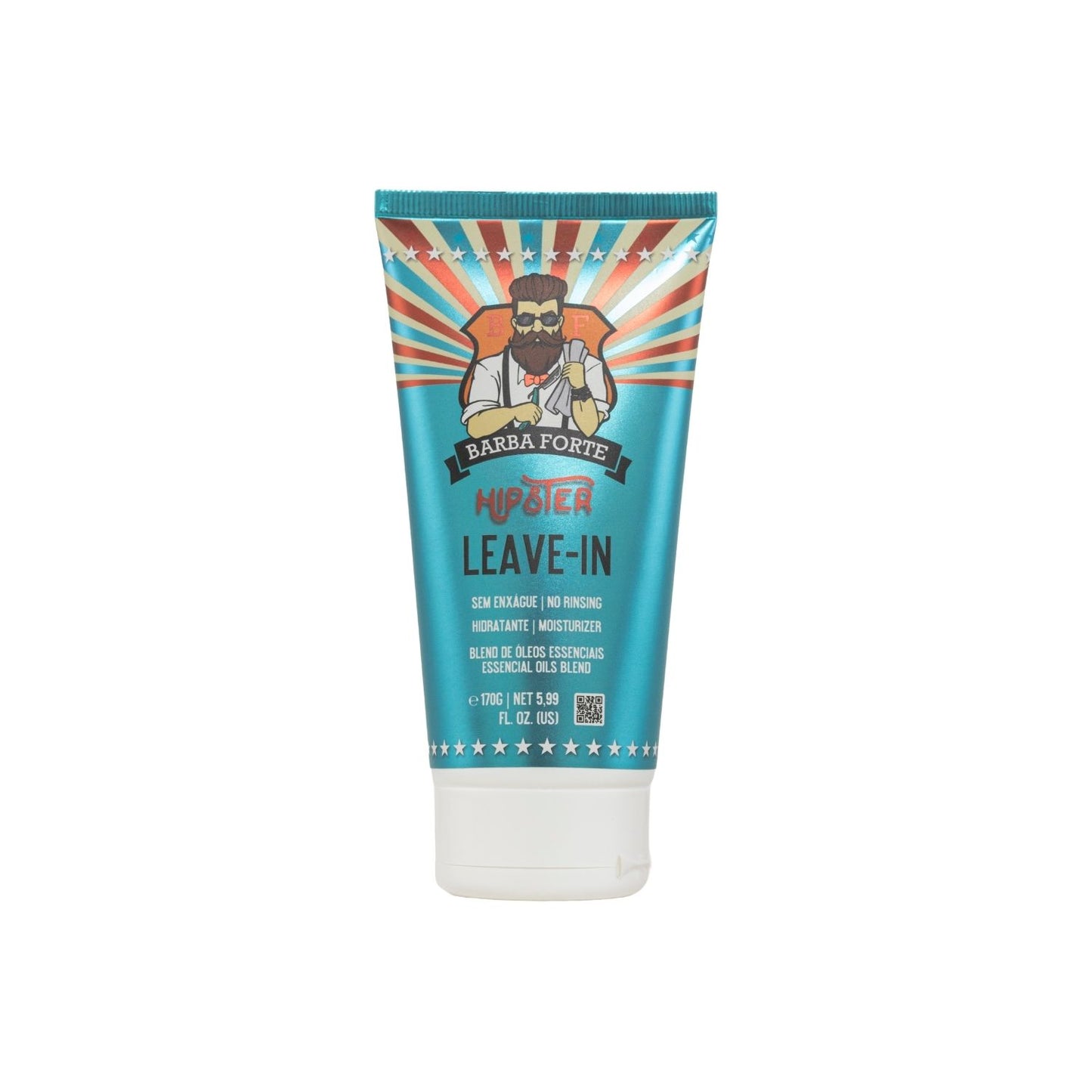 Barba Forte Hipster Leave-in Hidratação e Definição 170 g