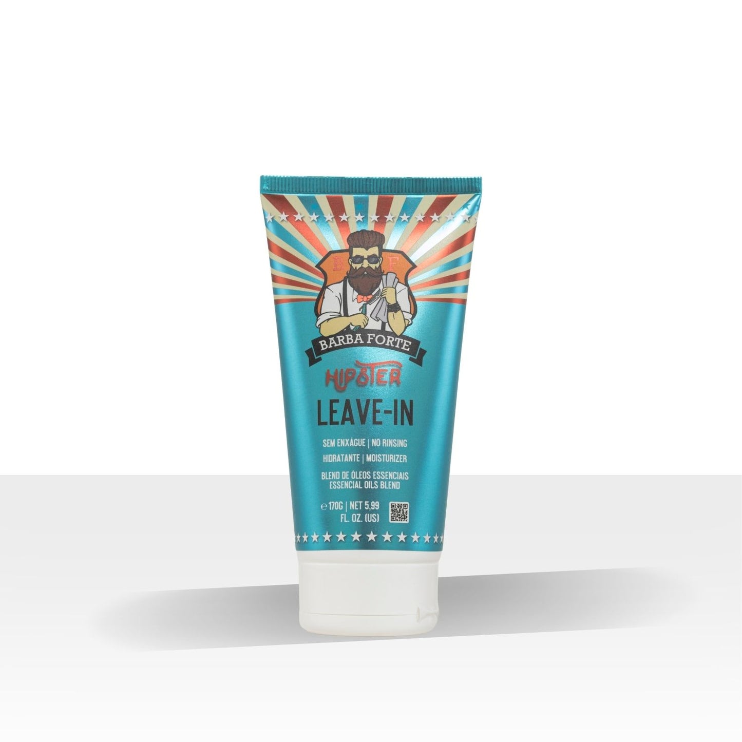 Barba Forte Hipster Leave-in Hidratação e Definição 170 g