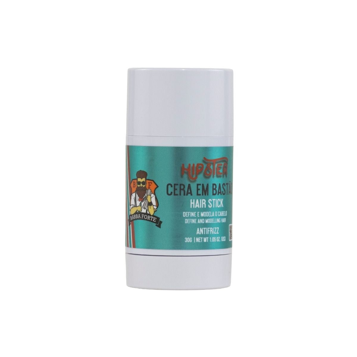 Barba Forte Hipster Cera Bastão Fixação e Controle 30 g