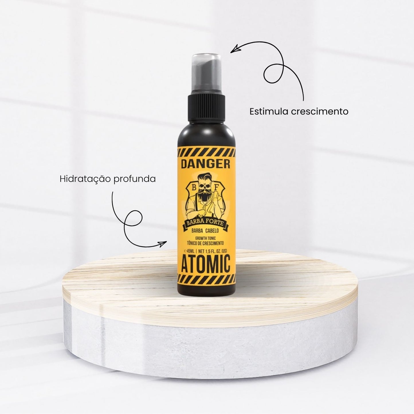 Barba Forte Danger Tônico de Crescimento 45 ml