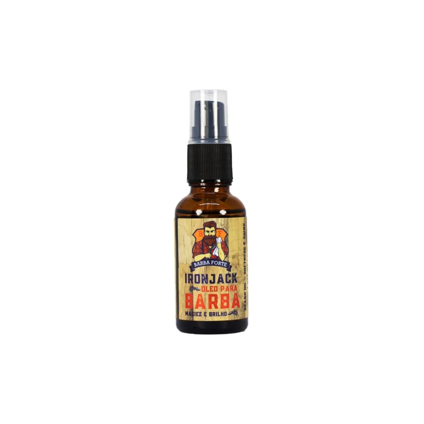 Barba Forte Ironjack Óleo Hidratação e Brilho 30 ml