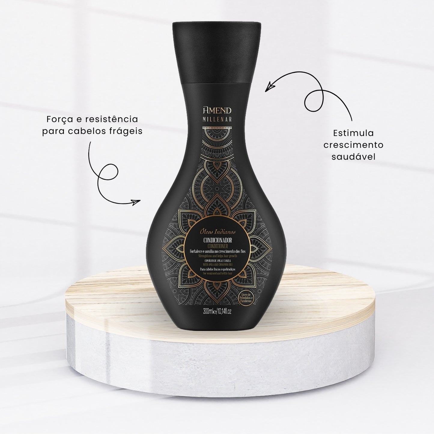 Condicionador Amend Millenar Óleos Indianos Nutrição e Brilho  300 ml