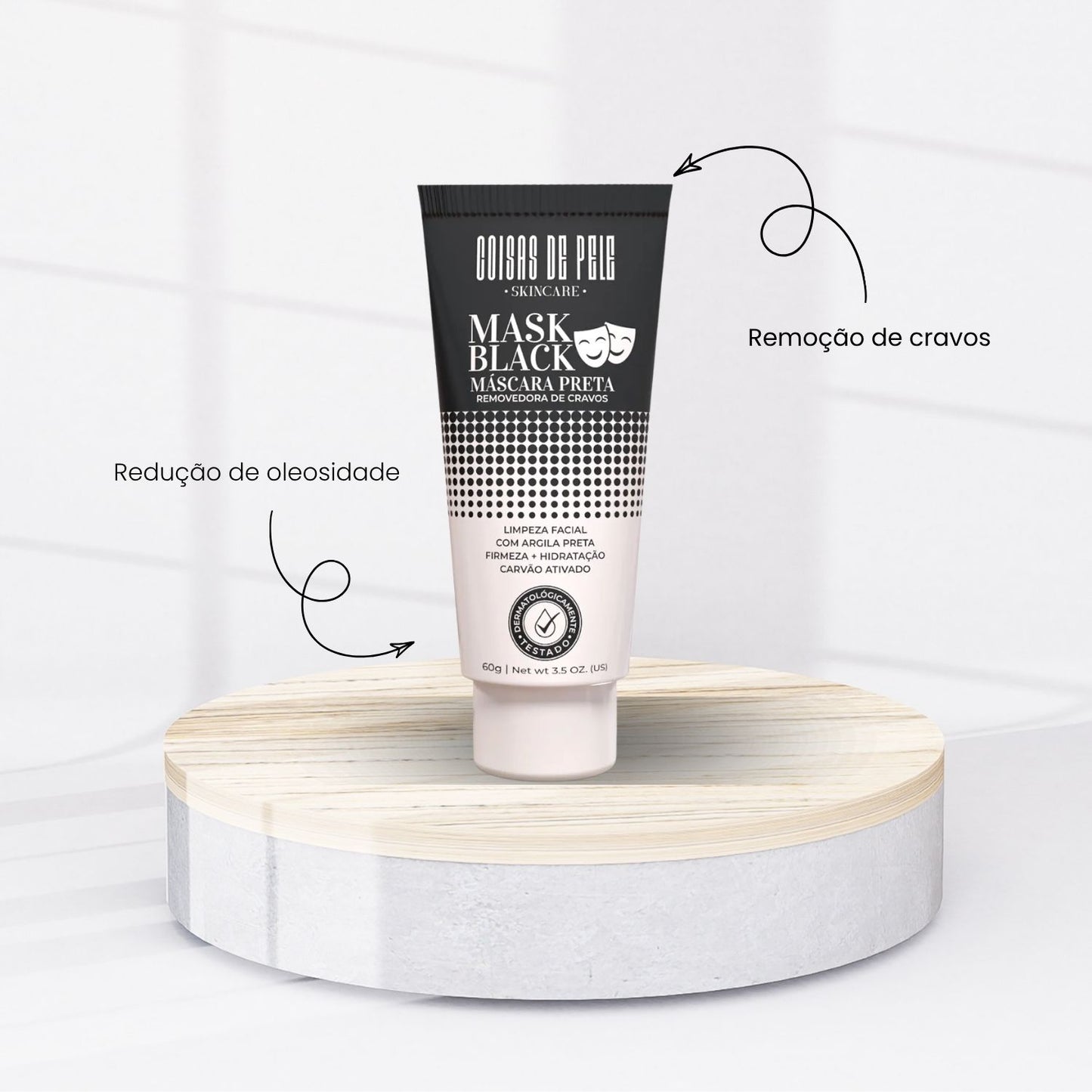 Coisas de Pele Máscara Black Removedora de Cravos 60 g